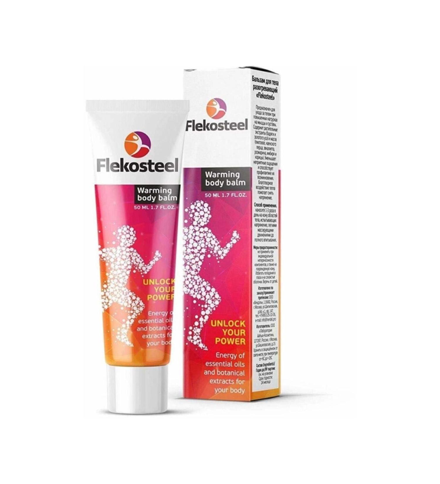 Flekosteel Cream Warming Body Balm 75 Ml