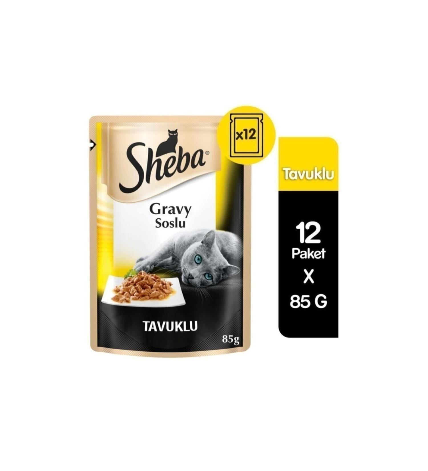 SHEBA Pouch Wet Food Chicken 85 Gr 12 Pieces - Buy Online on GoSupps.com