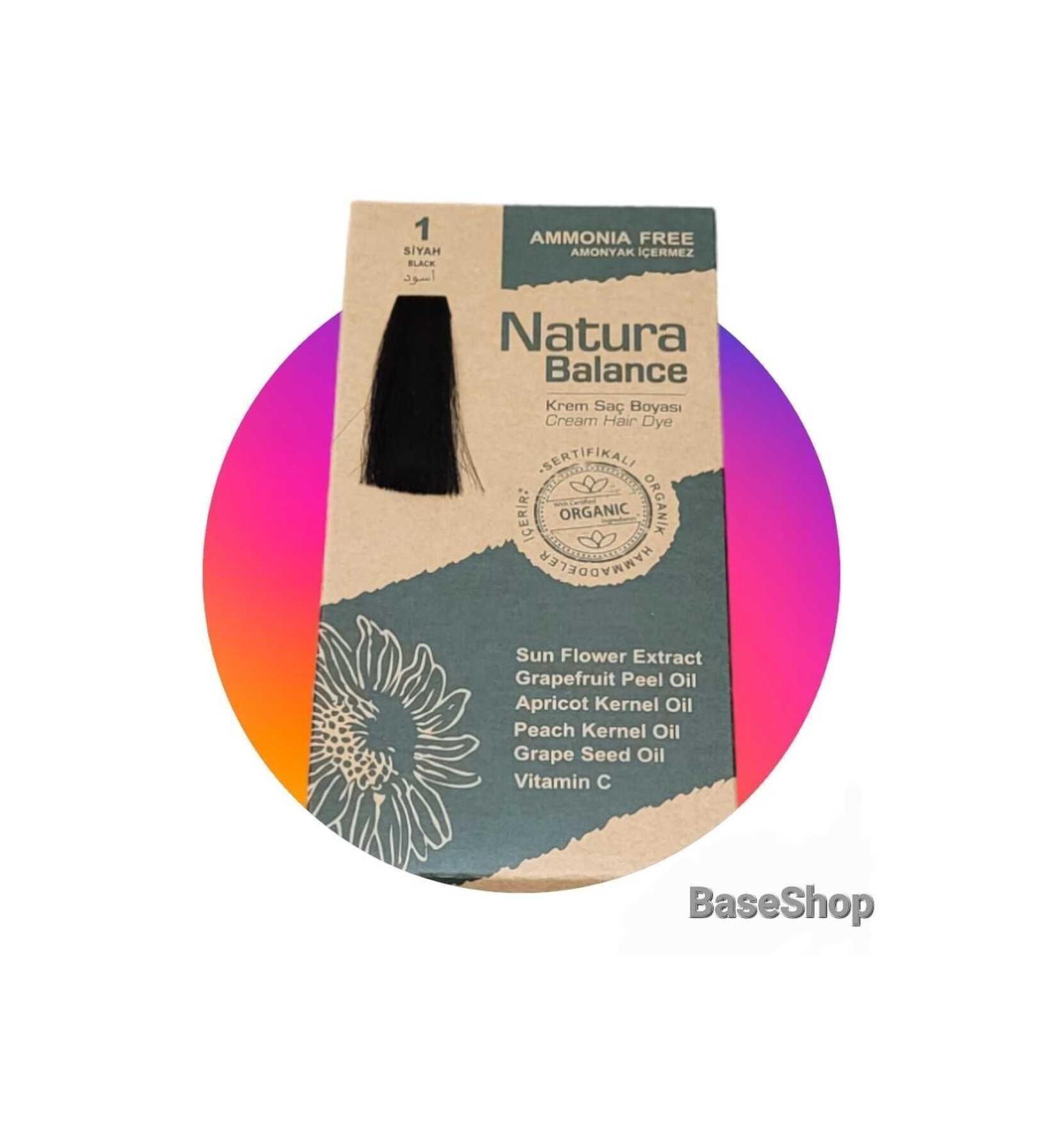 NATURABALANCE Natura Balance Ammonia-Free Hair Dye 1 Black