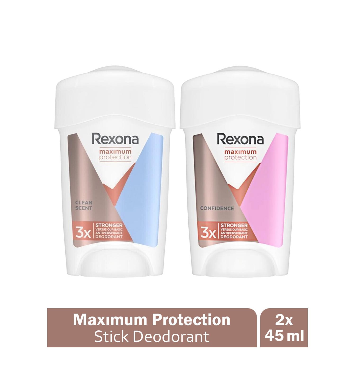 Rexona Maximum Protection Cream 96 Hours Active Protection 2 Piece Set - Buy Online on GoSupps.com