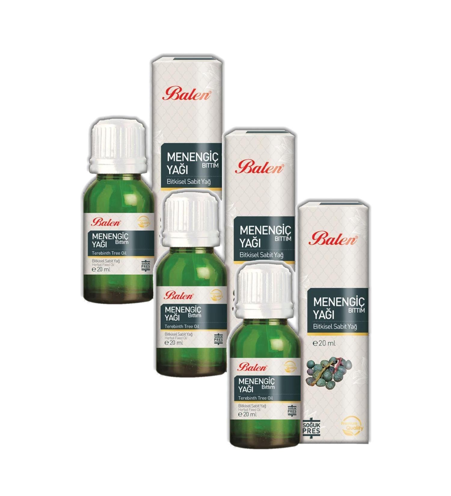 Balen Pistachio (BITTIM- TLENB K) Oil Cold Press 20 ml 3 Pieces