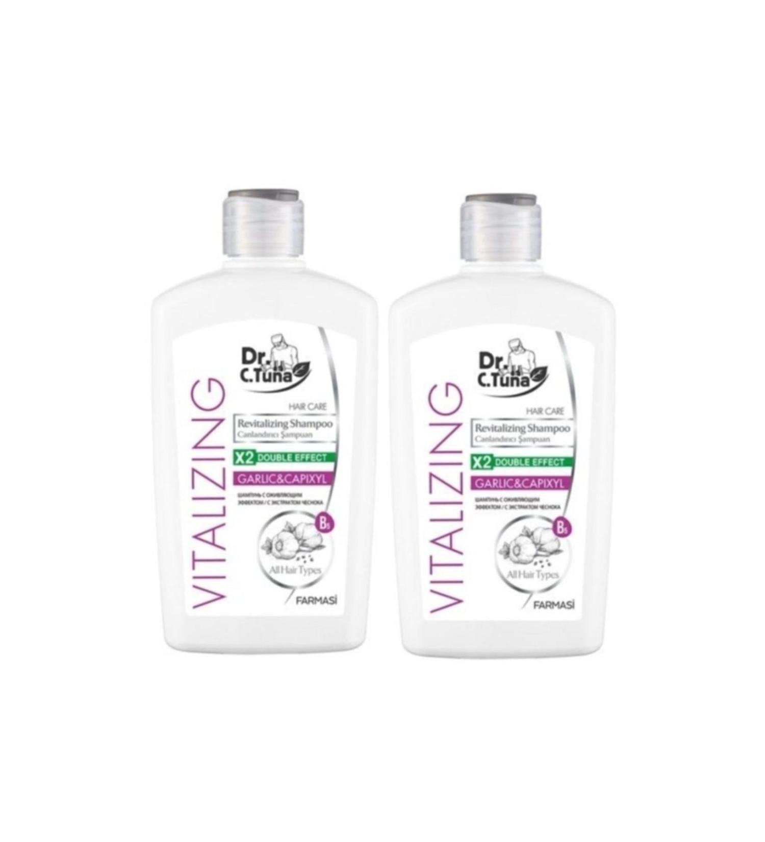 Farmasi Dr.C. Tuna Vitalizing Garlic Shampoo 500 ml x 2 Pieces