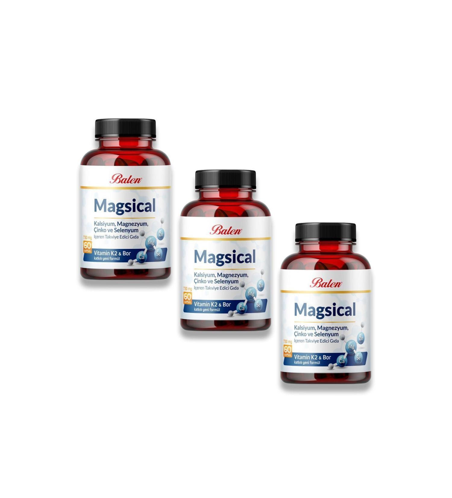 Balen Magical 730 Mg 60 Capsules X 3 Pieces