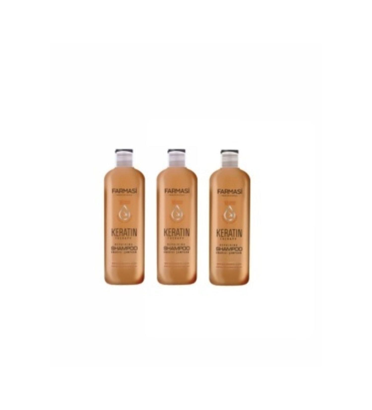Farmasi Professional Keratin Therapy Repair Shampoo-360ml 3 pieces
