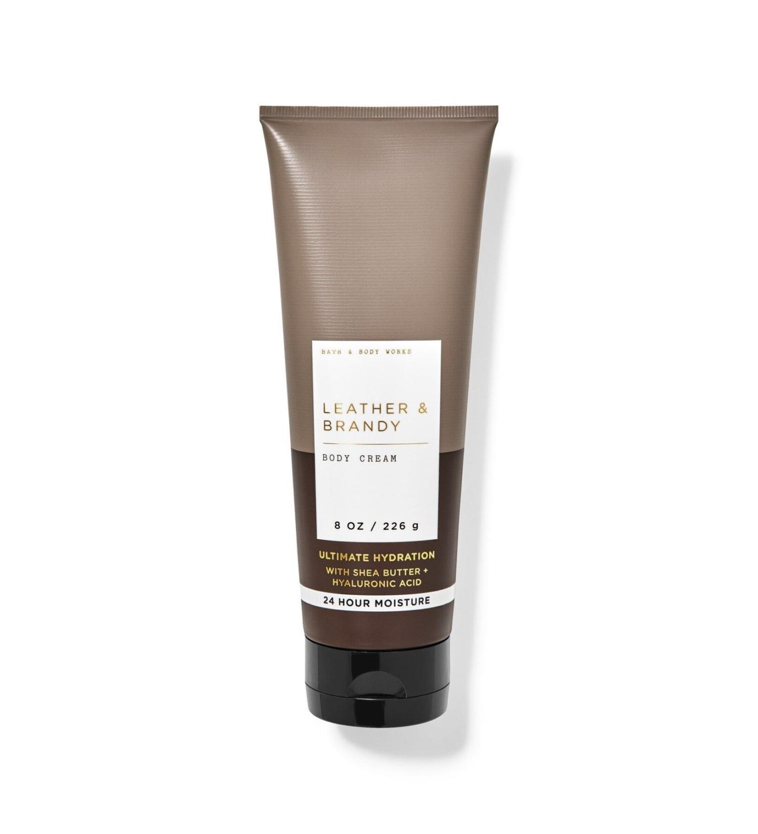 Bath & Body Works Leather & Brandy Shea Body Cream 226g
