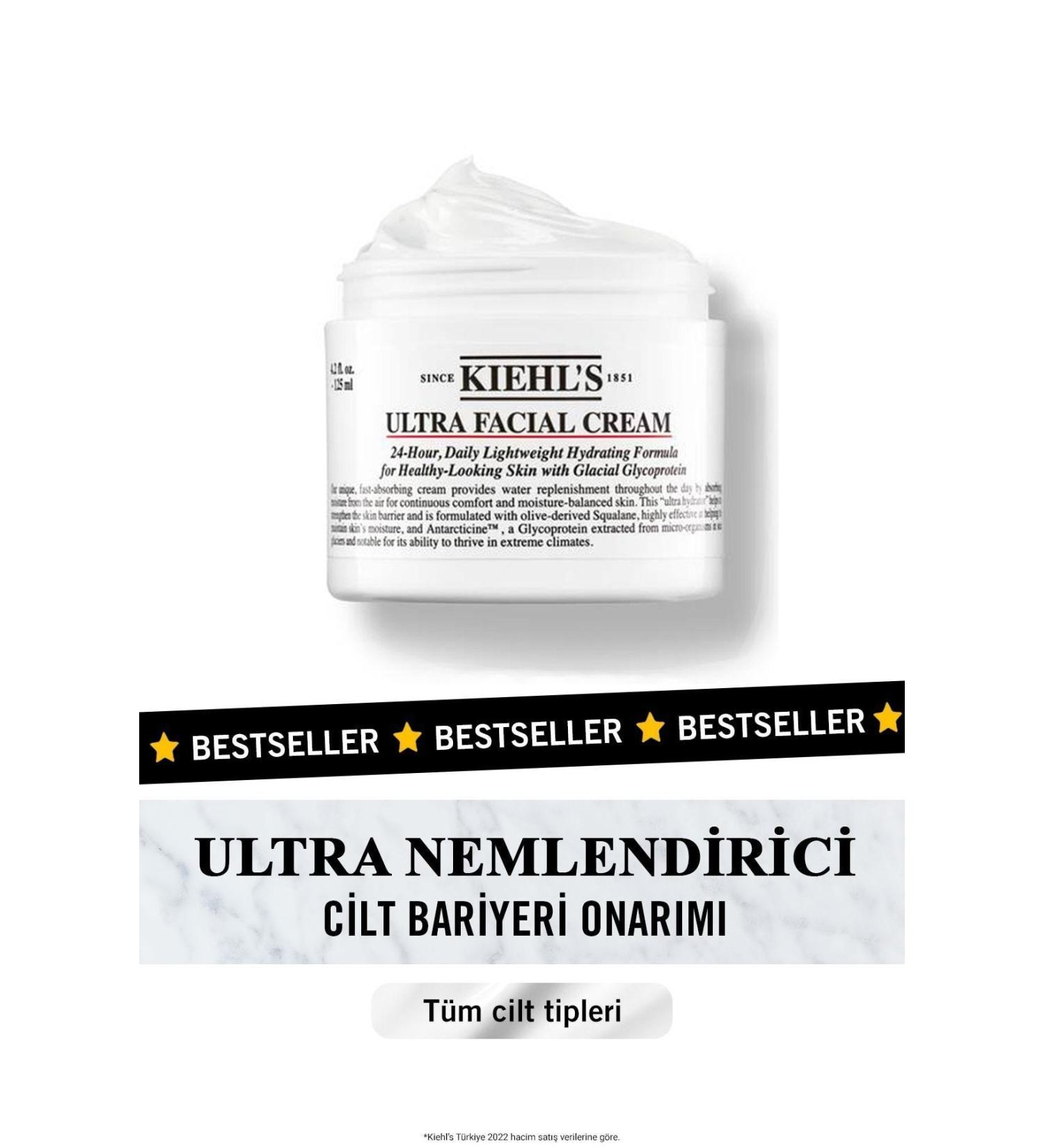 Kiehl's Ultra Facial 24 Hour Moisturizing Daily Cream 125 ml - Buy Online on GoSupps.com