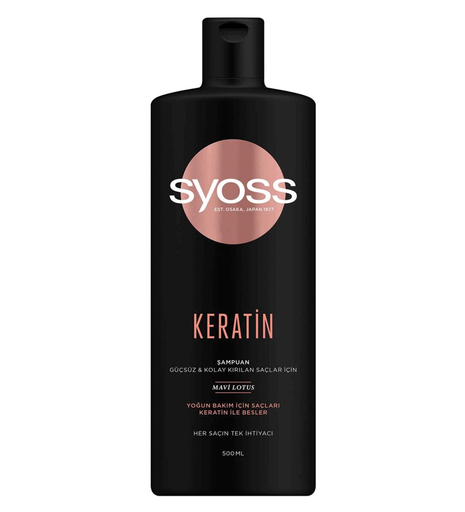 Syoss Keratin Care Shampoo 500 Ml -6565