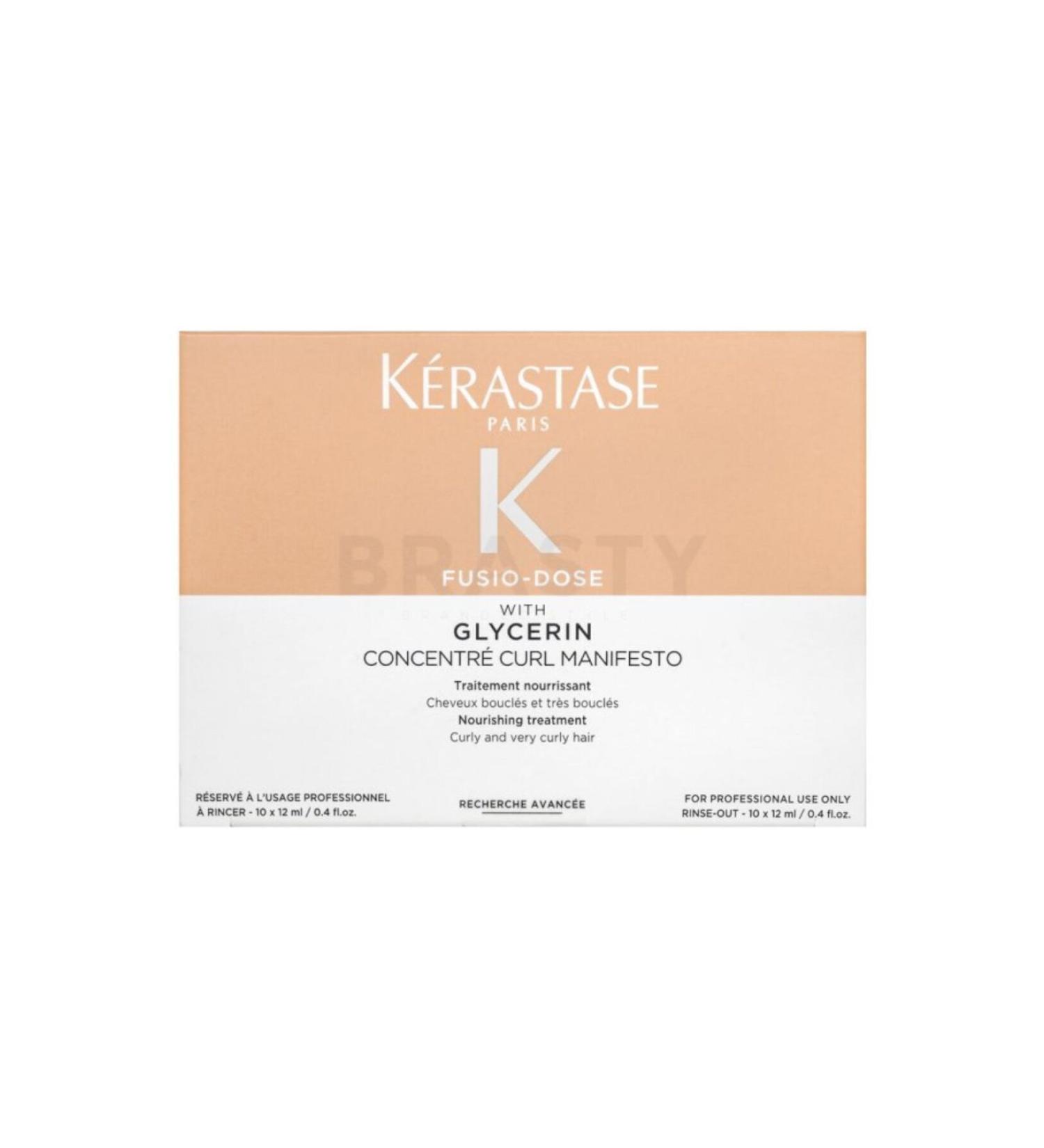 Kerastase Fusio Dose Concentre Curl Manifesto Curly Hair Nourishing Care Cure 10x12 ml CYT6479461331