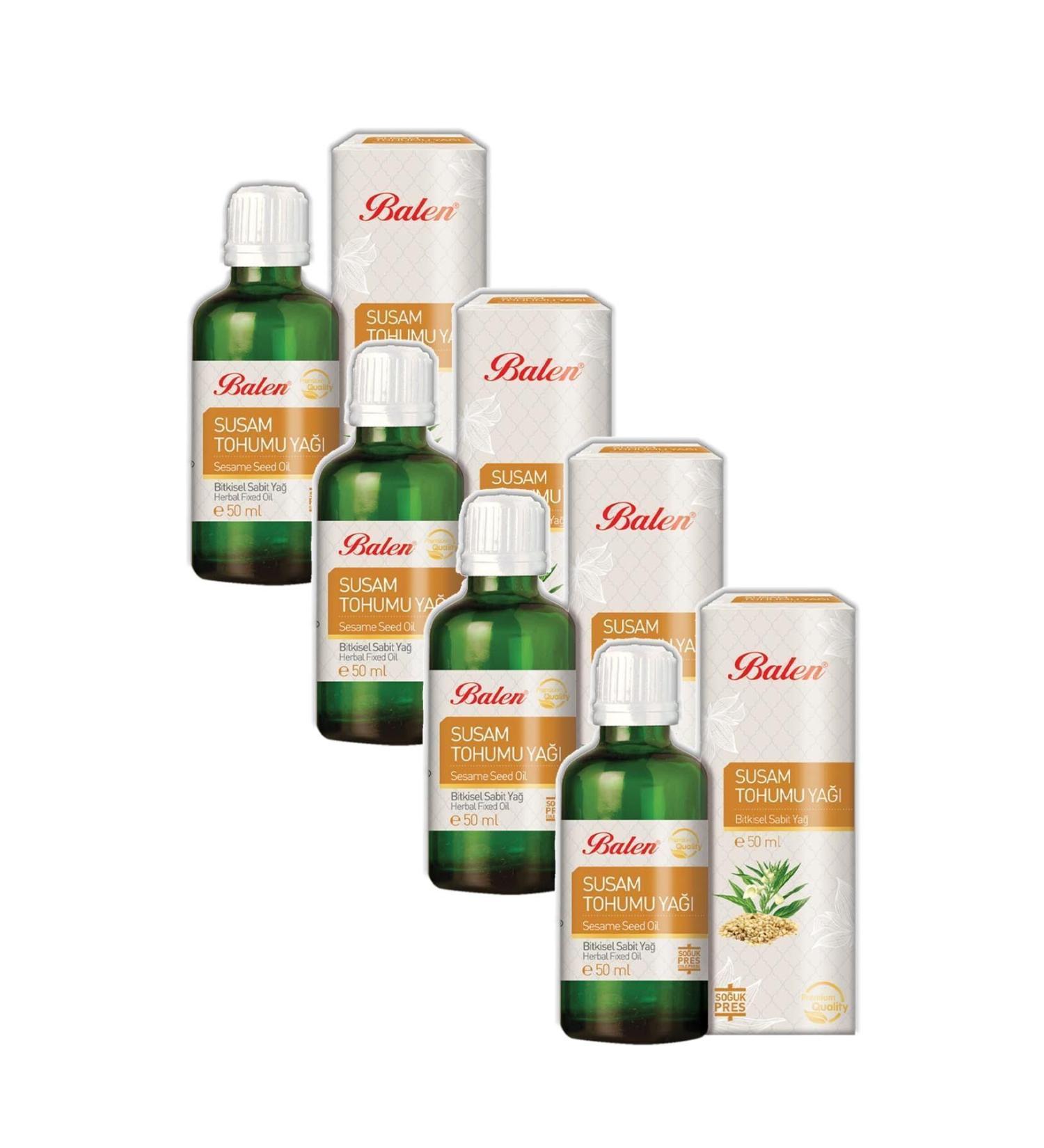 Balen Sesame Seed Oil Cold Pressed 50 ml 4 Pieces