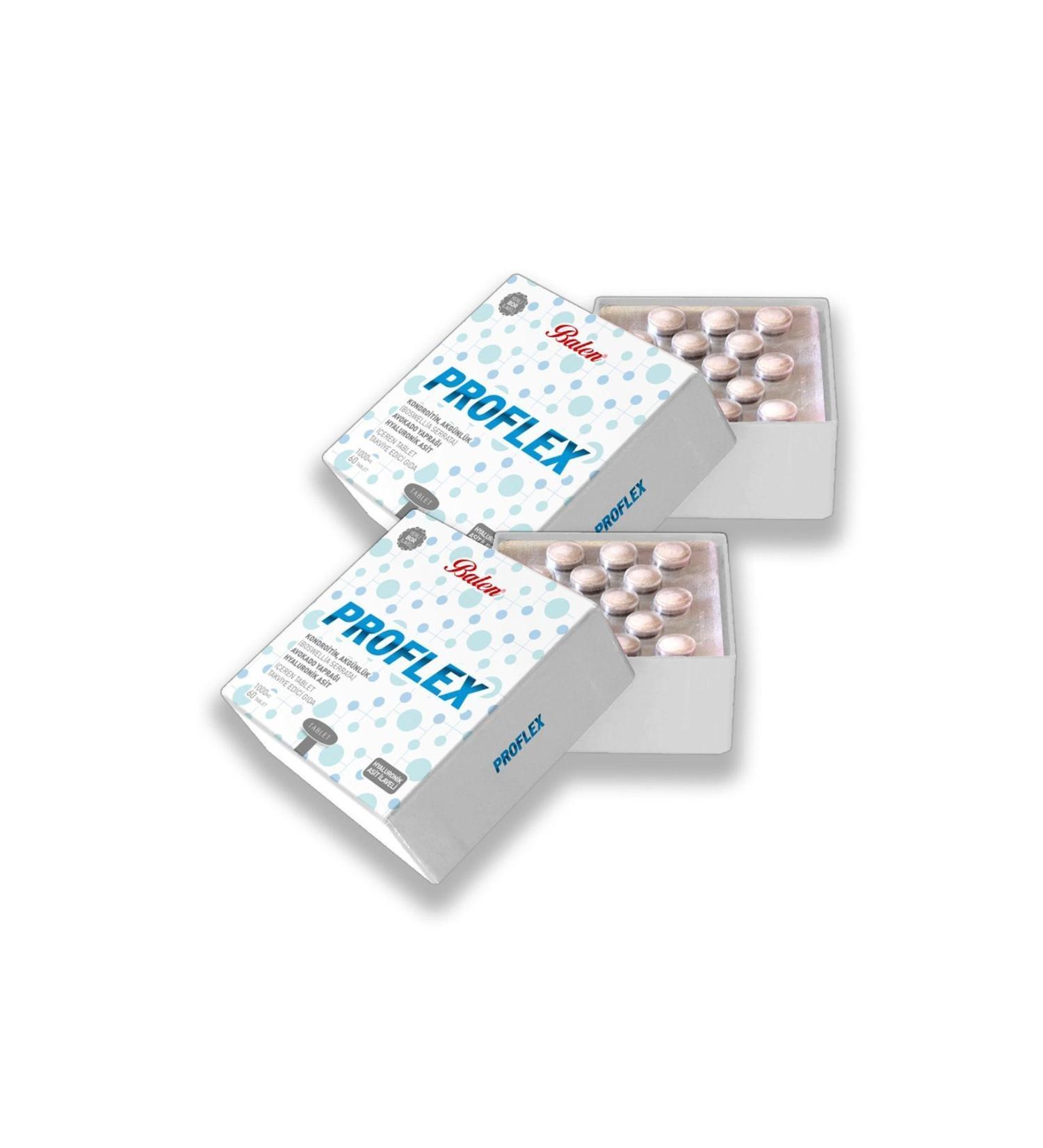 Balen Proflex 1000 Mg 60 Tablets X 2 Pieces