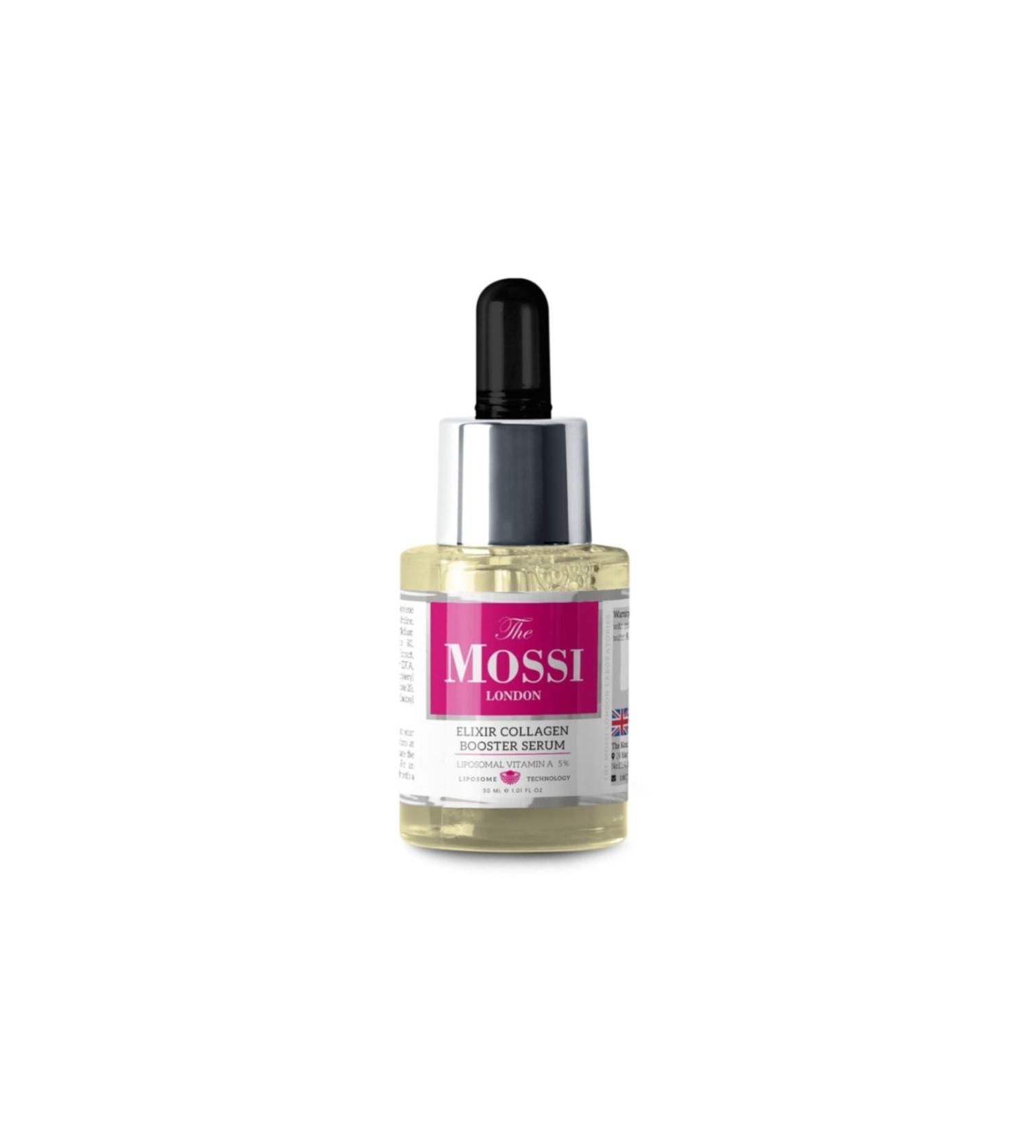 The Mossi London Elixir Collagen Booster Serum Liposomal Vitamin A 5% 30 Ml