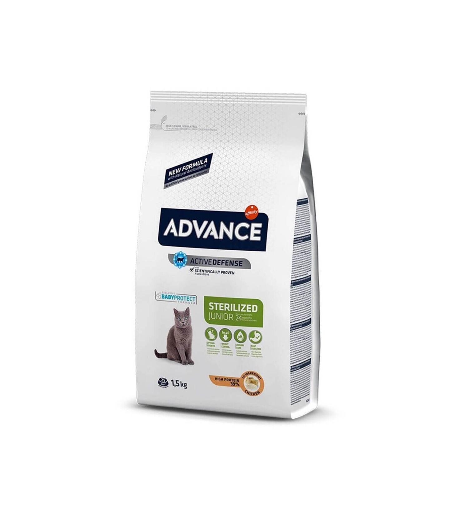 Advance Young Chicken Sterilized Kitten Food 1.5kg