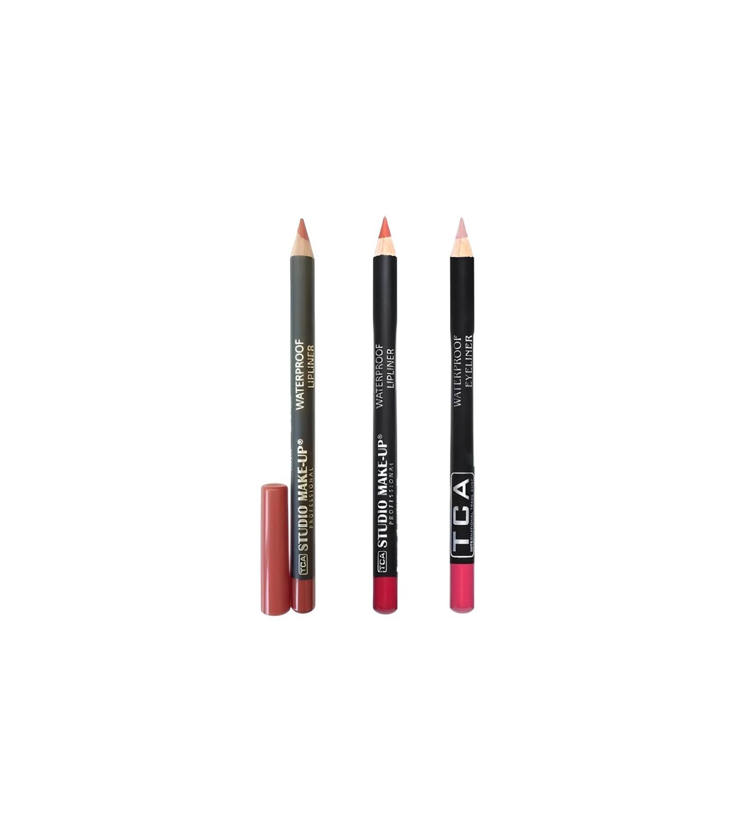 TCA Studio Make Up 3 Different Colors Waterproof Lipliner Lip Pencil