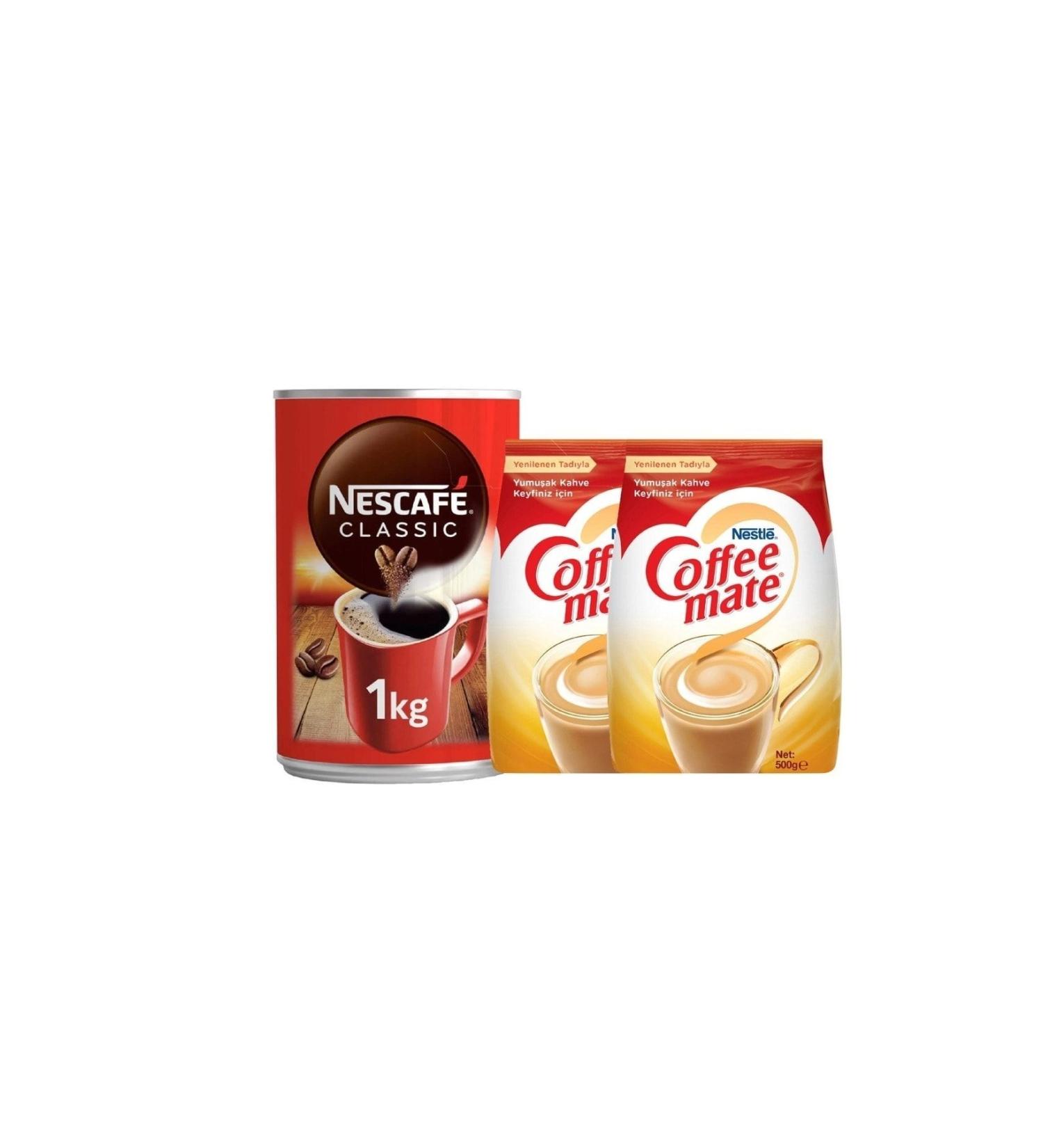 Nescafe Classic 1kg + Coffee Mate 500gr x2