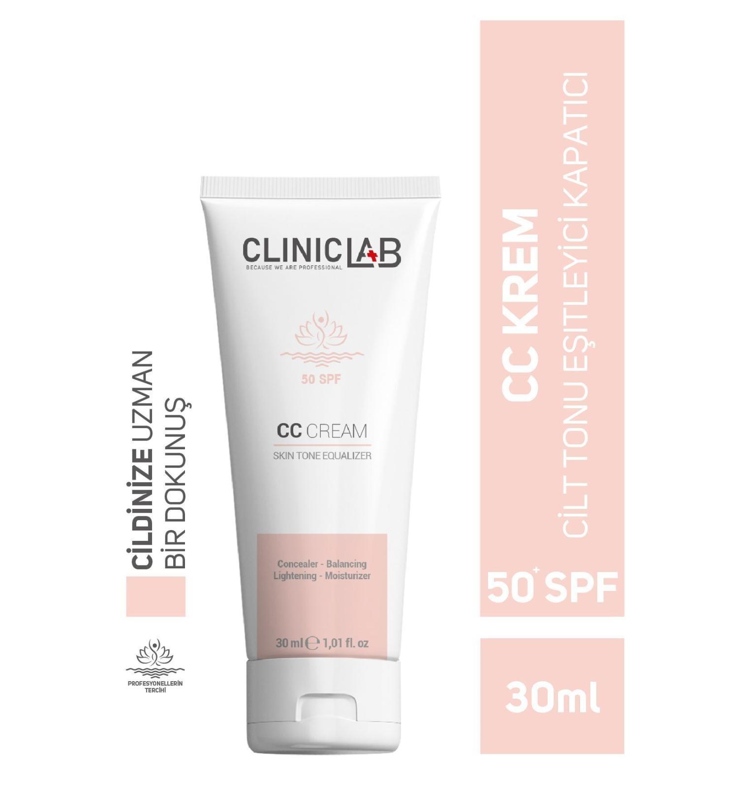 Cliniclab CC Cream 50+Spf Cream 30 ml - (Tube) - Buy Online on GoSupps.com
