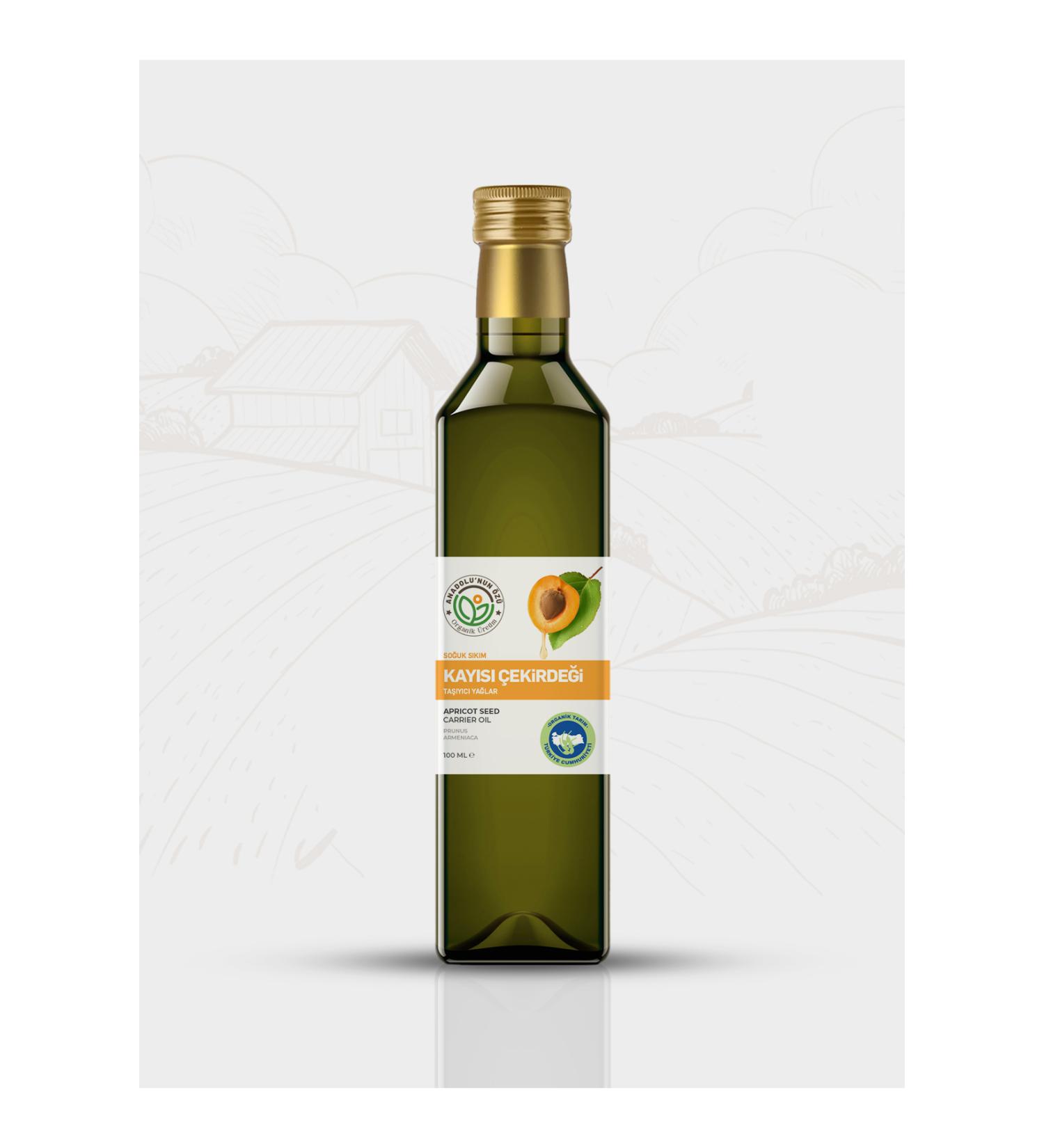 The essence of Anatolia organic production Organic Apricot Kernel Oil Cold Press ''100cc'' - Buy Online on GoSupps.com