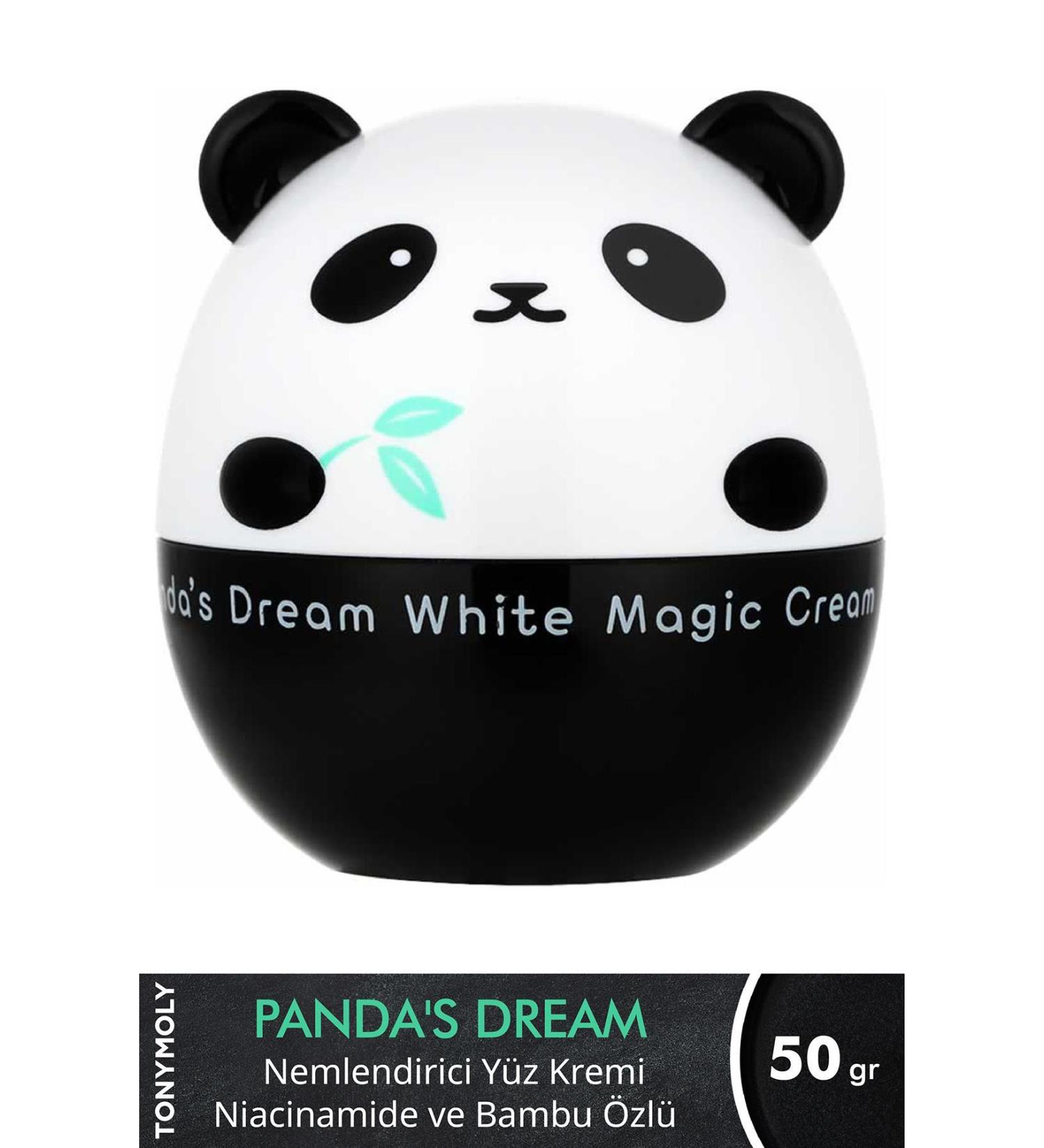 TONYMOLY Face Cream Panda's Dream Brightening Bamboo Extract & Pearl Powder Skin Care 50gr