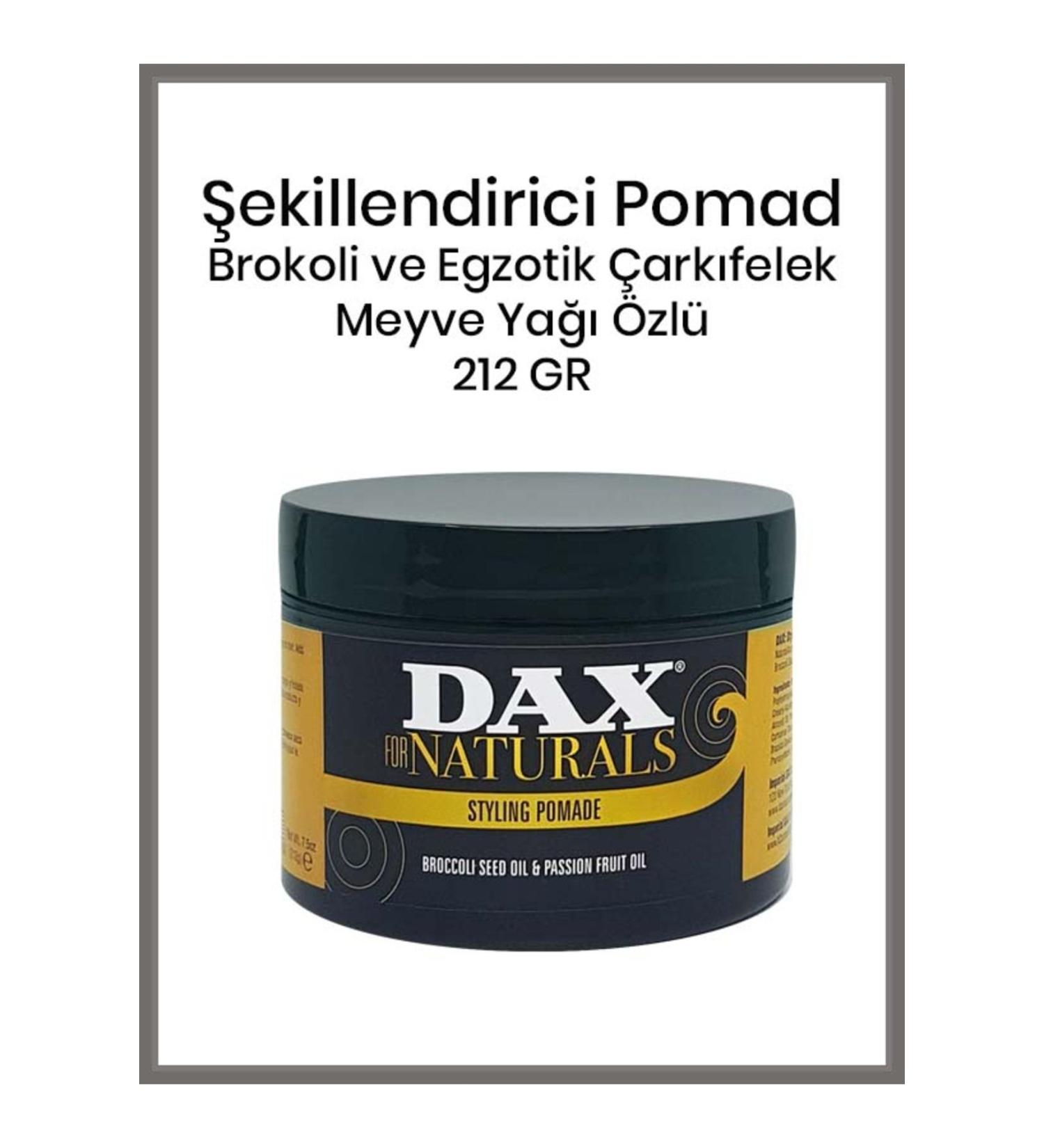 Dax Naturals Styling Pomade 212gr