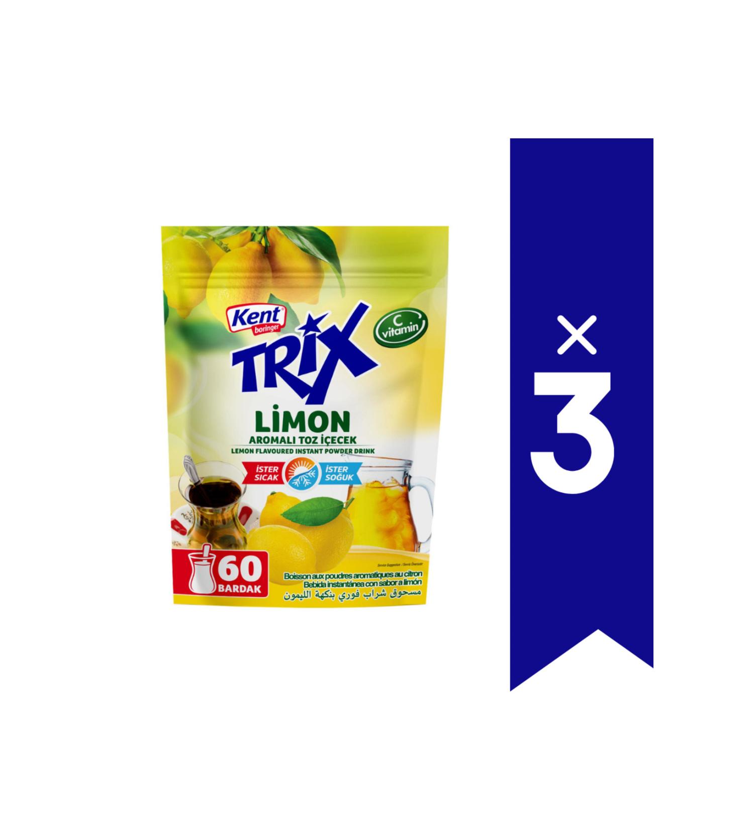 Kent Boringer Lemon Flavored Powder Drink 300 gr (Hot & Cold) x3 PIECES