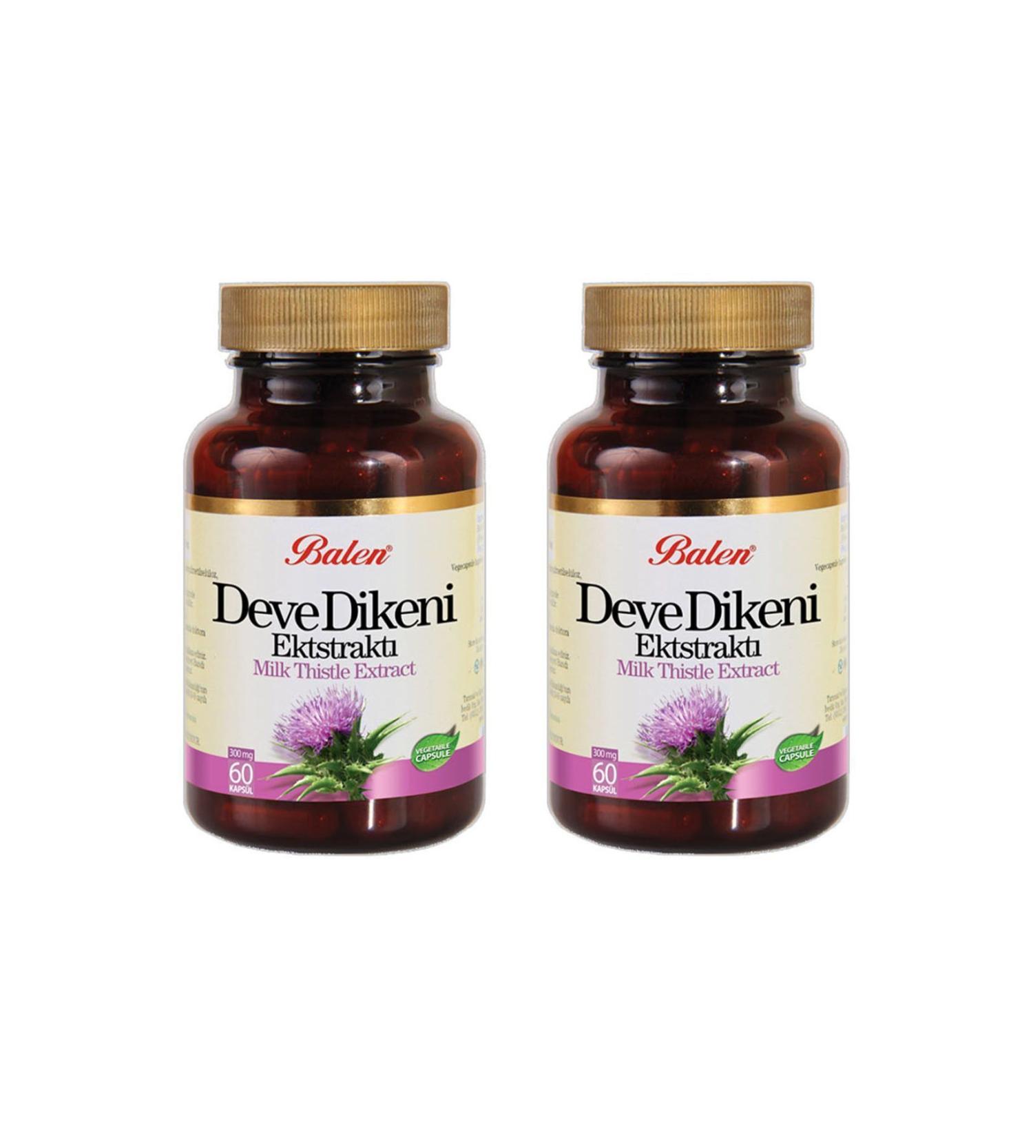 Balen Milk Thistle Extract Capsule 375 Mg 60 Capsules X 2 Pieces - Buy Online on GoSupps.com