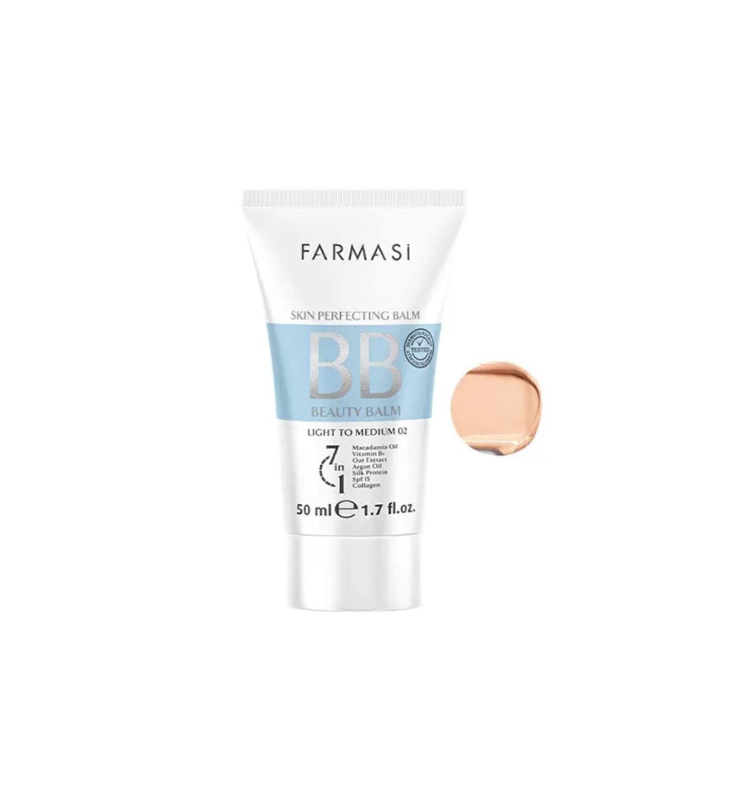 Farmasi Bb Cream Light To Medium 02 50ml