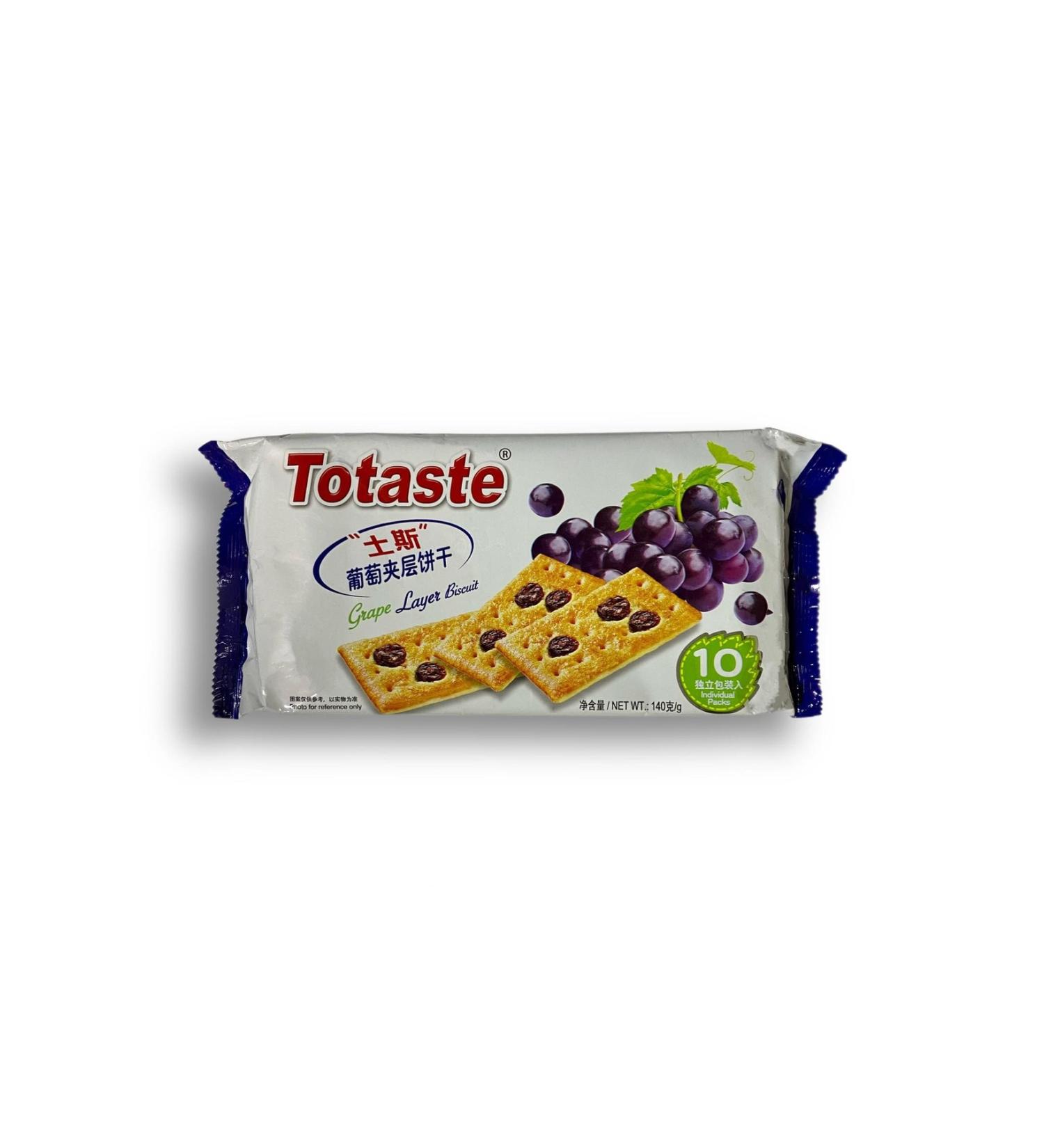 Totaste Grape Layer Biscuit 140g