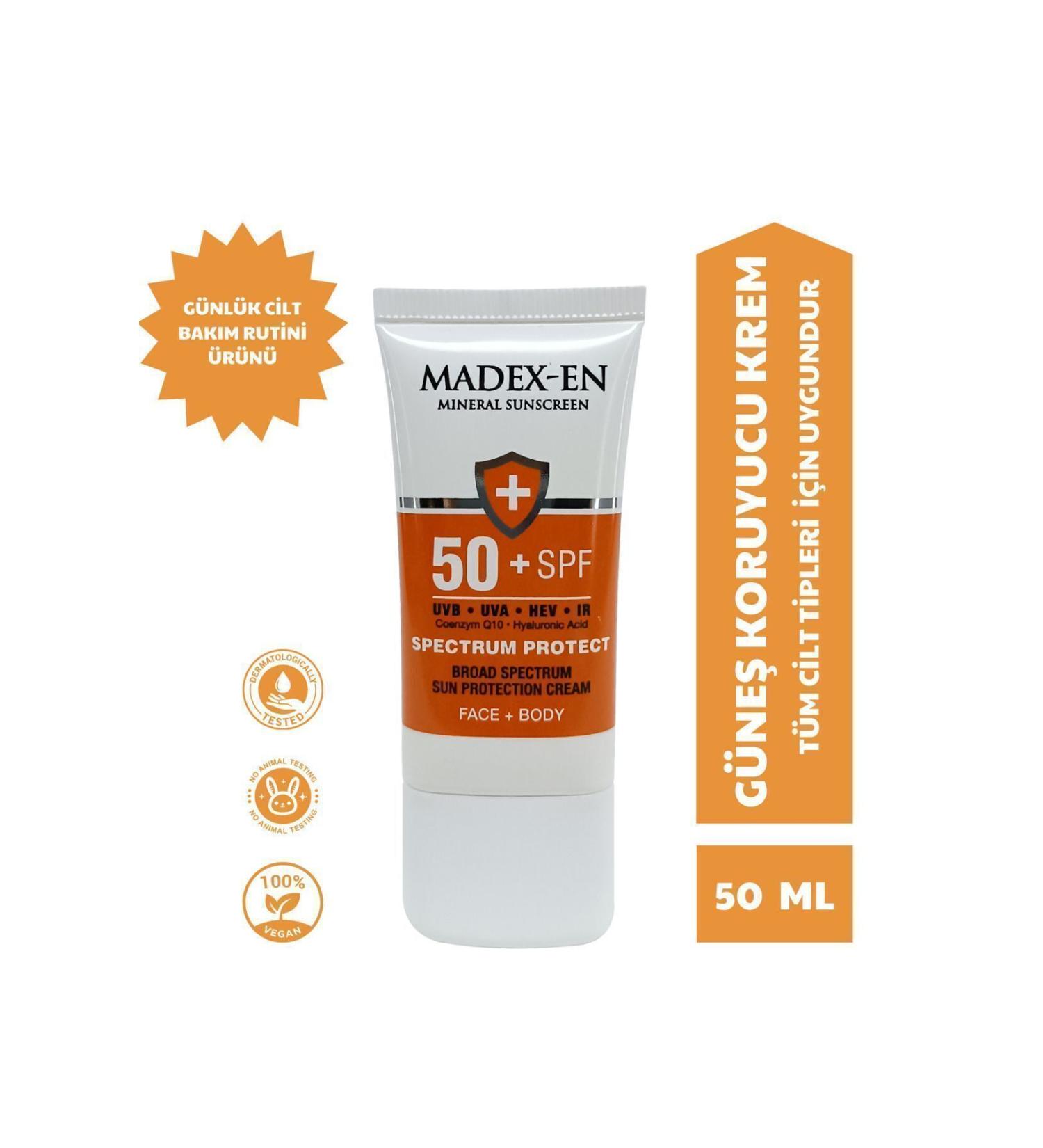Madexen Mineral Sunscreen Spf 50 Sun Cream - Buy Online on GoSupps.com