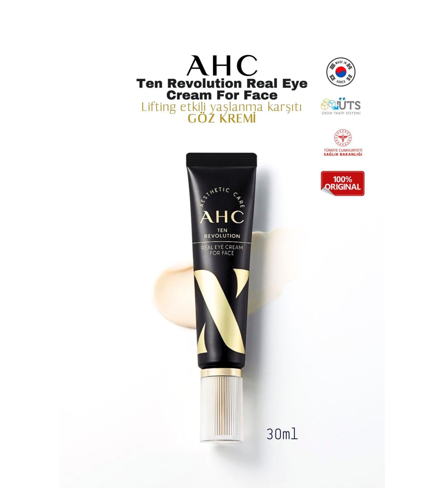 AHC Ten Revolution Real Eye Cream For Face Eye Cream 30ml - Buy Online on GoSupps.com