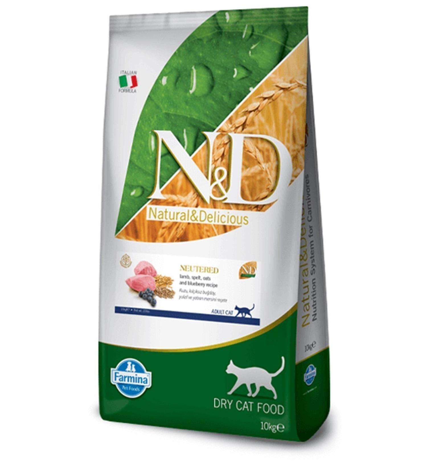 N & D Low Grain Lamb Sterile Cat Food 10 Kg