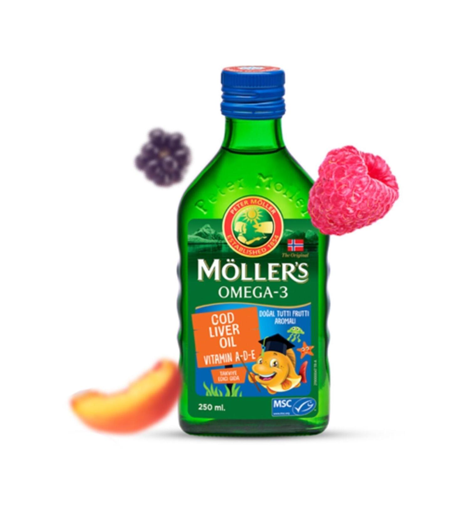 Mollers M LLER'S OMEGA-3 FISH OIL SYRUP TUTT FRUTT 250 ML