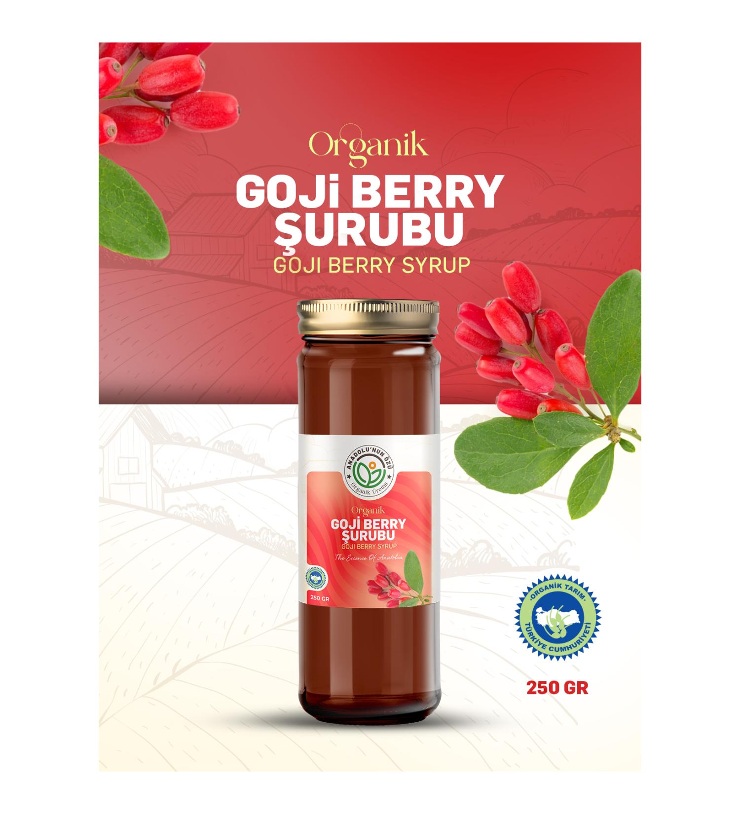 the essence of anatolia organic production ORGANIC GOJIBRY SYRUP''250ml''