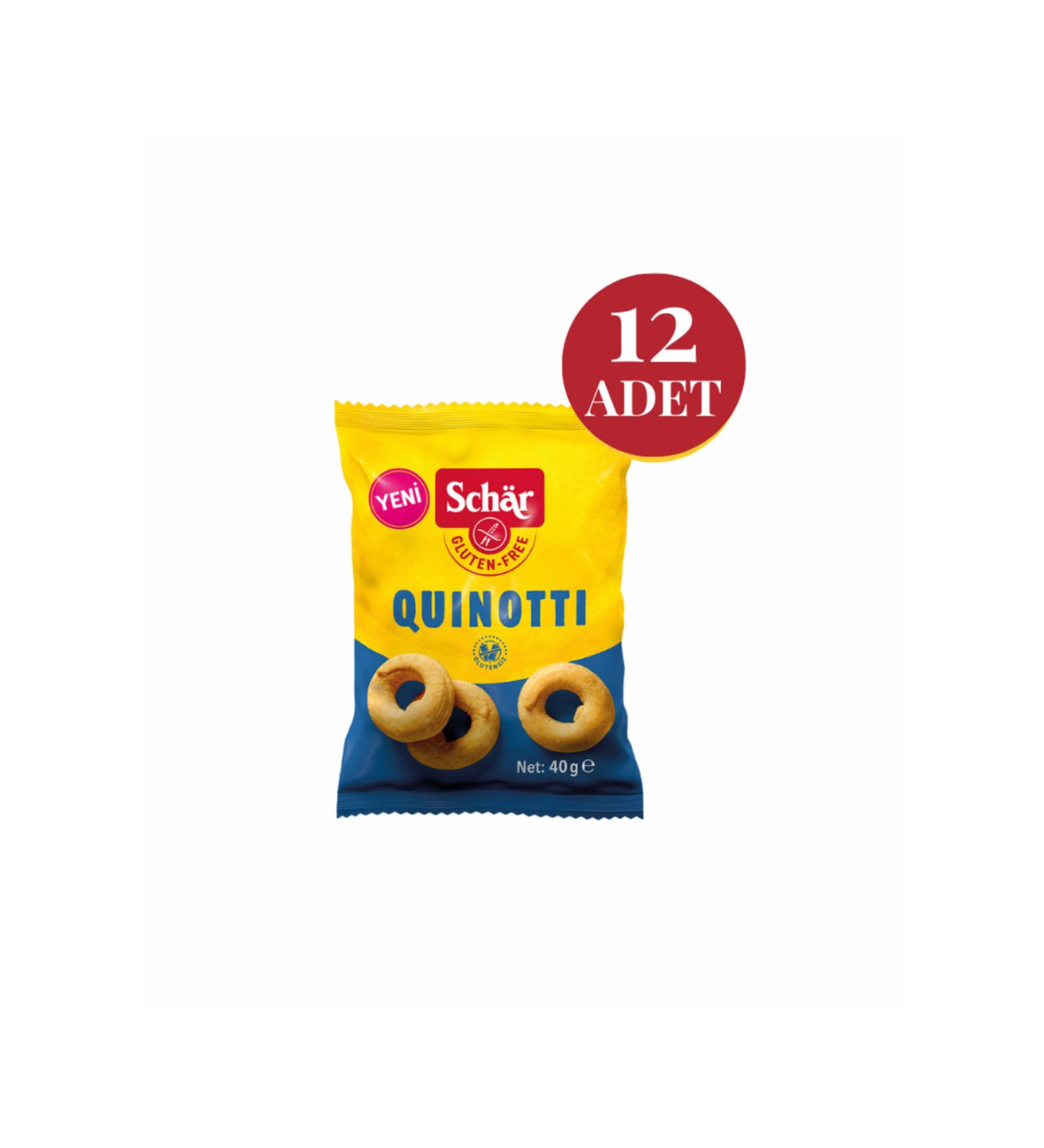 Schar Quinotti Gluten-Free Quinoa Ring Crackers (12 Pieces) - Buy Online on GoSupps.com
