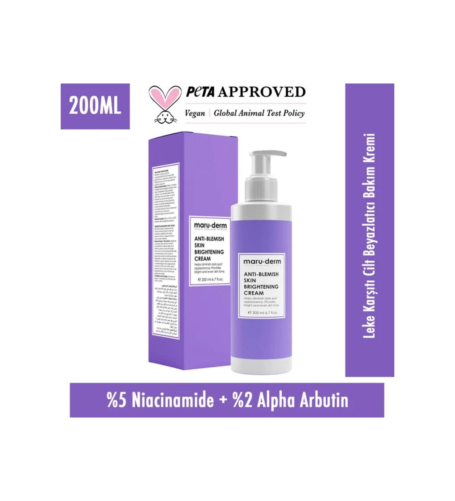 Maru.Derm Anti-Stain Skin Whitening Care Cream 200 ml - Buy Online on GoSupps.com