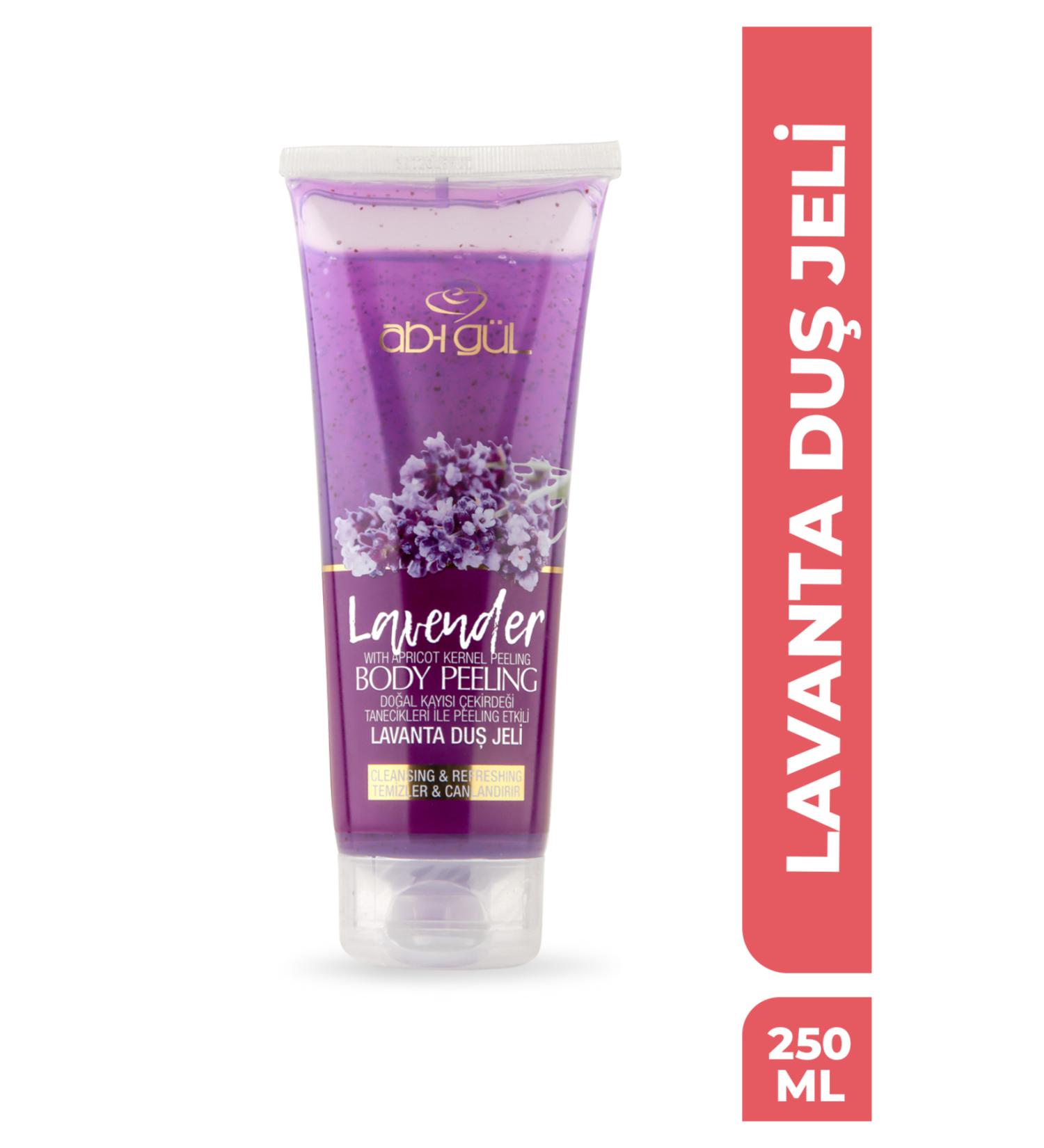 Ab-i G l Lavender Body Peeling Natural Apricot Kernel Grains 250 Ml - Buy Online on GoSupps.com