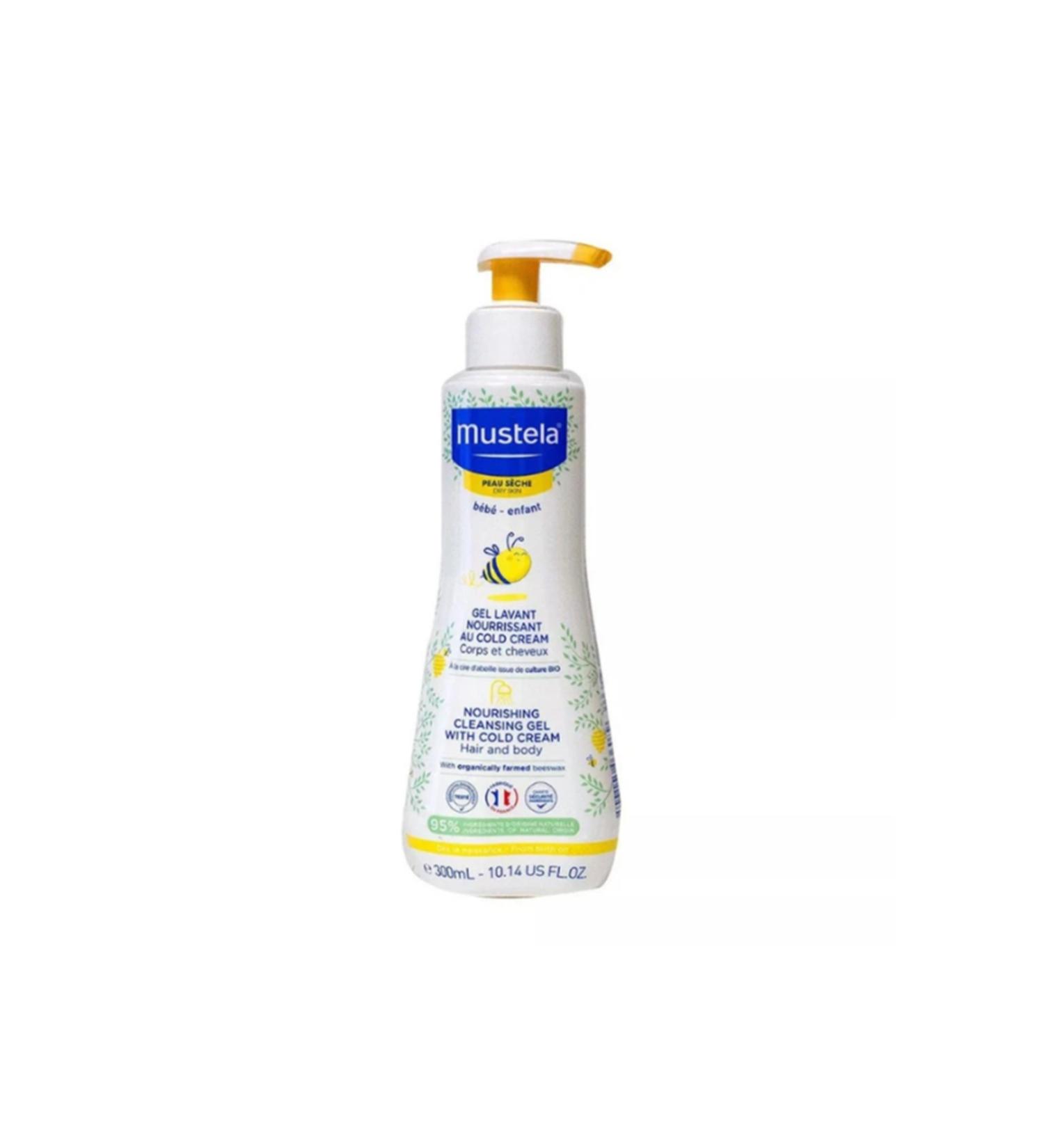 Mustela Nourishing Baby Shampoo with Cold Cream and Organic Beeswax 300ml