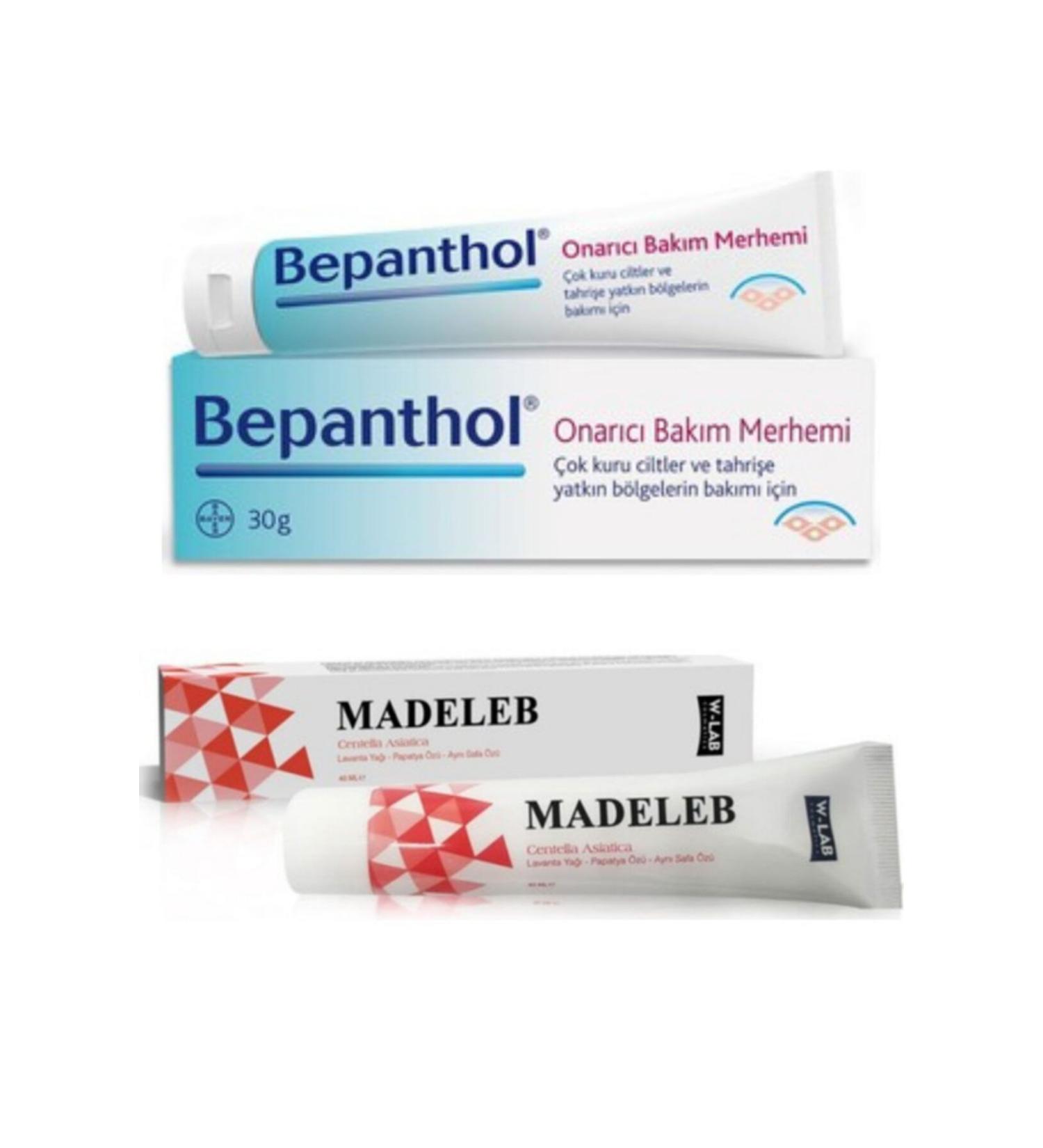 Bepanthol Repair Care Ointment 30 gr + W-lab Madeleb Skin Renewal Cream 40 ml