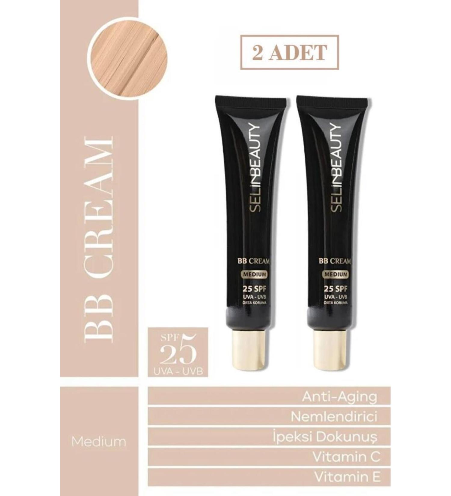Selin Beauty Bb Cream Medium 2 Li Set