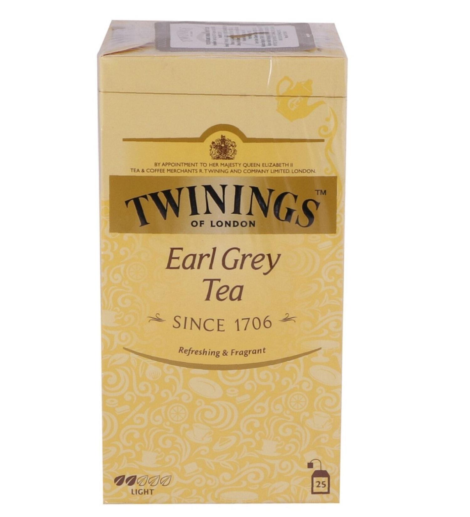 Twinings Earl Grey Tea Bag 25 Pack 50 Grams