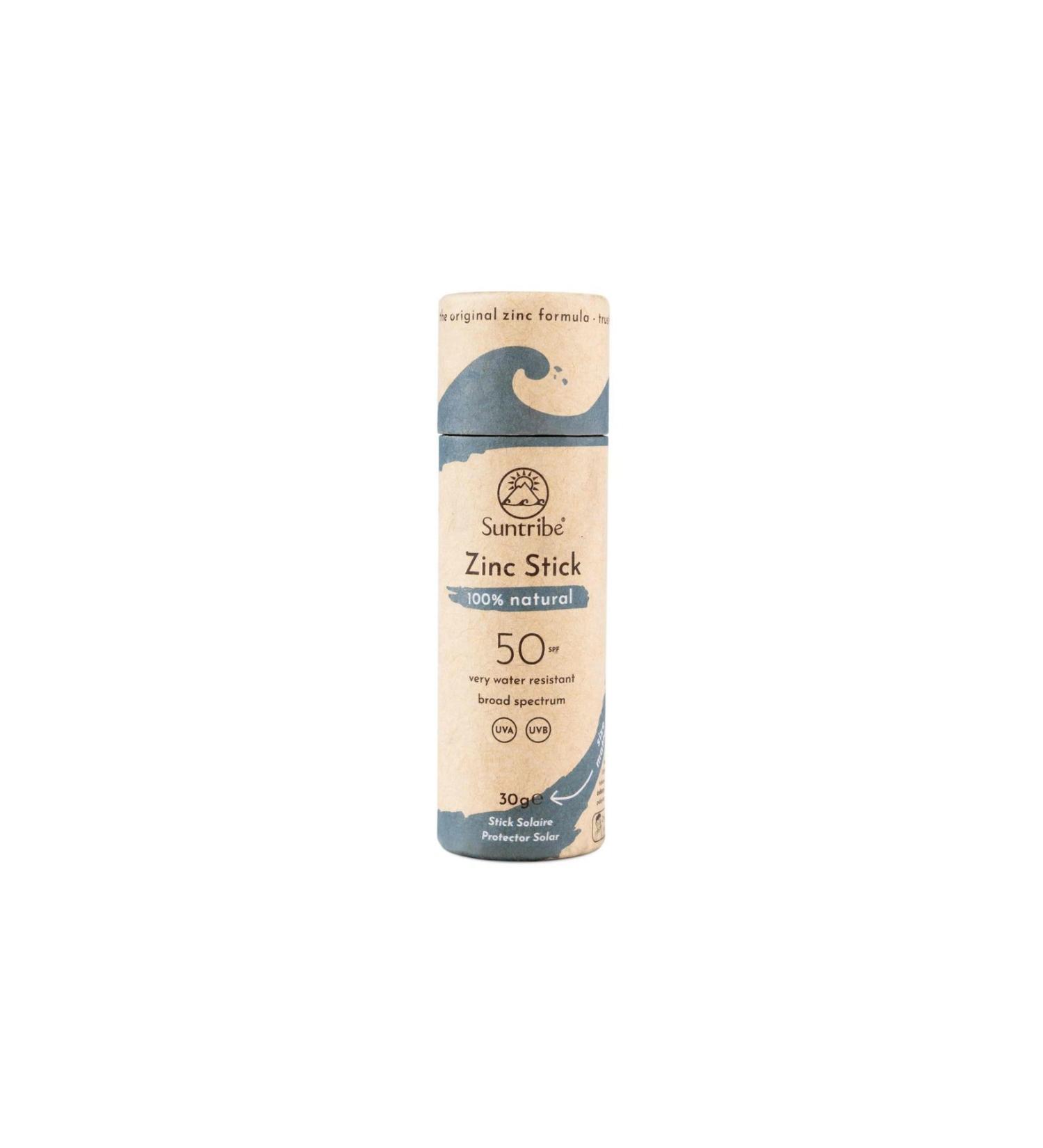 Suntribe Natural Mineral Zinc Sunscreen Stick (Ocean Blue) SPF 50 (30 gr)