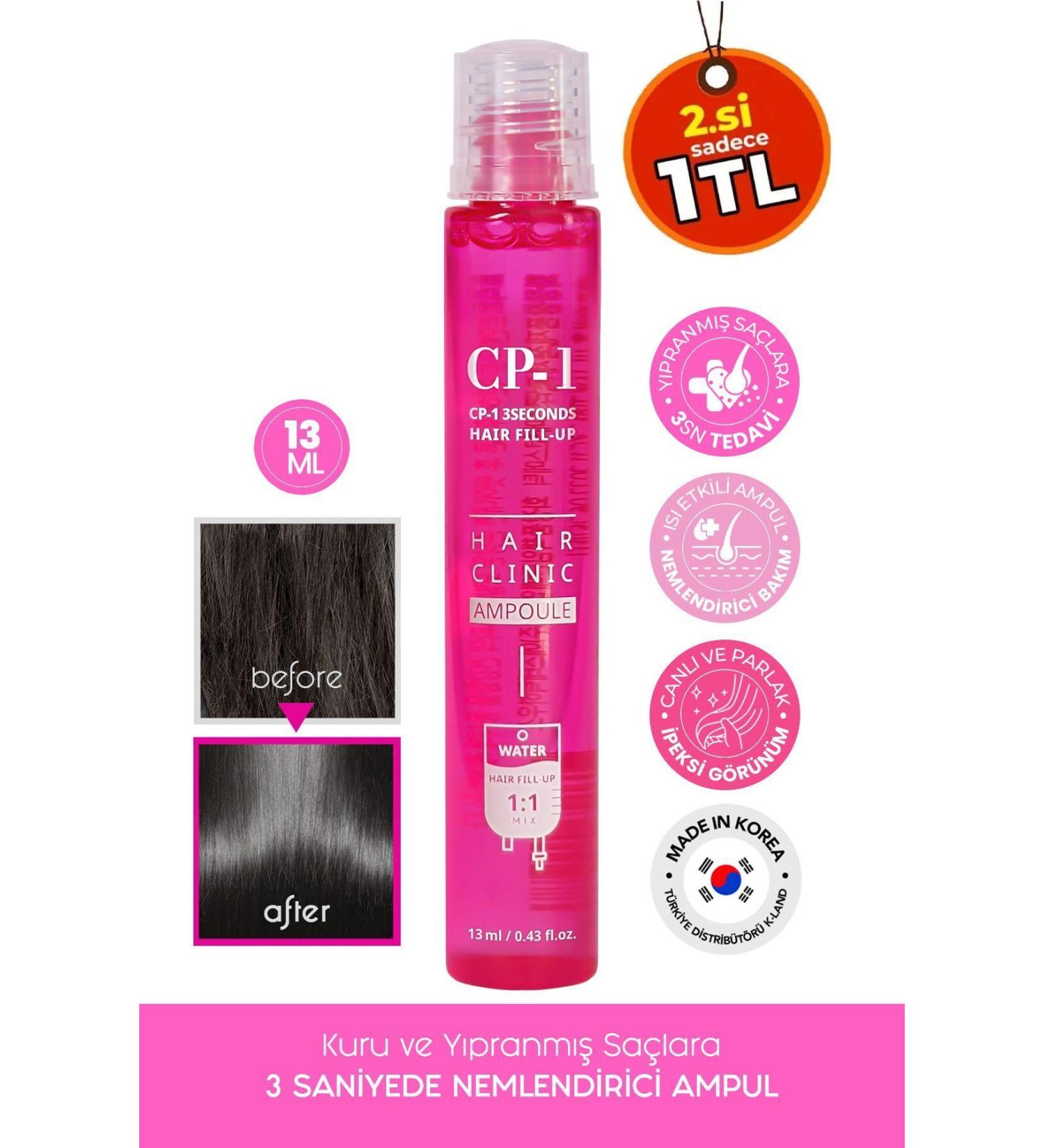 ESTHETIC HOUSE Cp-1 Keratin Ceramide and Collagen Containing 3 Seconds Care Hair Filling Serum Hair Clinic Ampoule Fill Up - Buy Online on GoSupps.com
