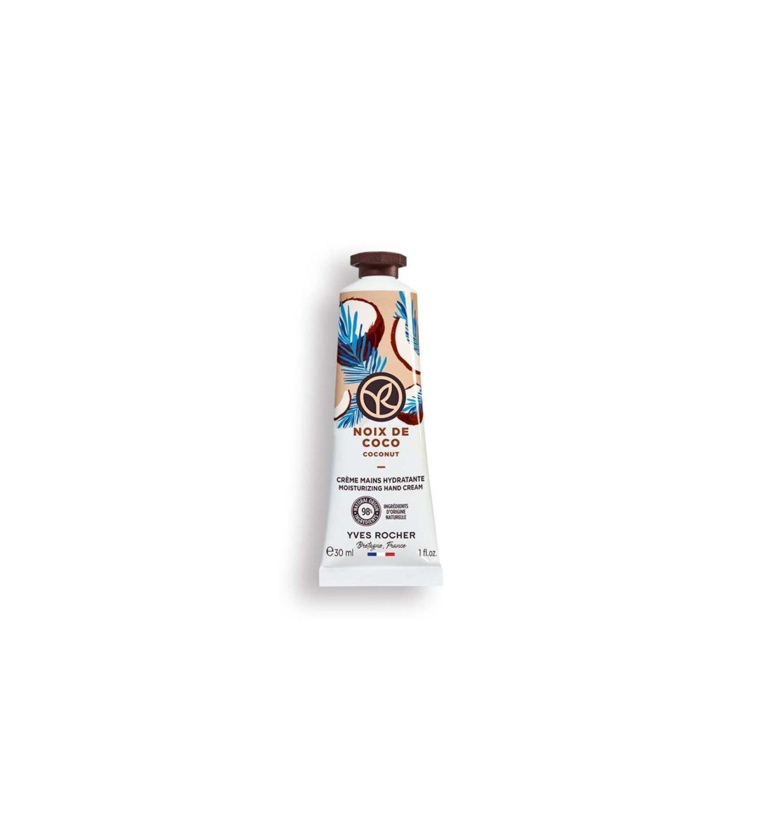 Yves Rocher Moisturizing Hand Cream - Tropical Coconut - 30ml - Buy Online on GoSupps.com