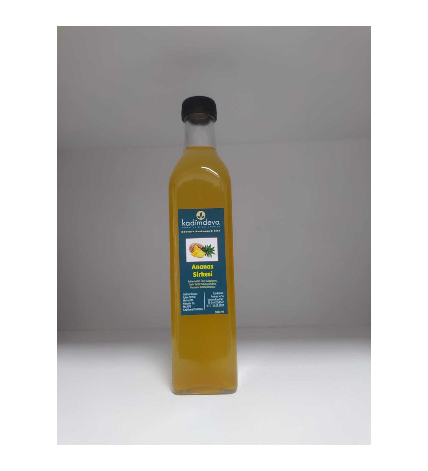 Kadimdeva Pineapple Vinegar (500 ml) Natural Fermented Hand Made Method