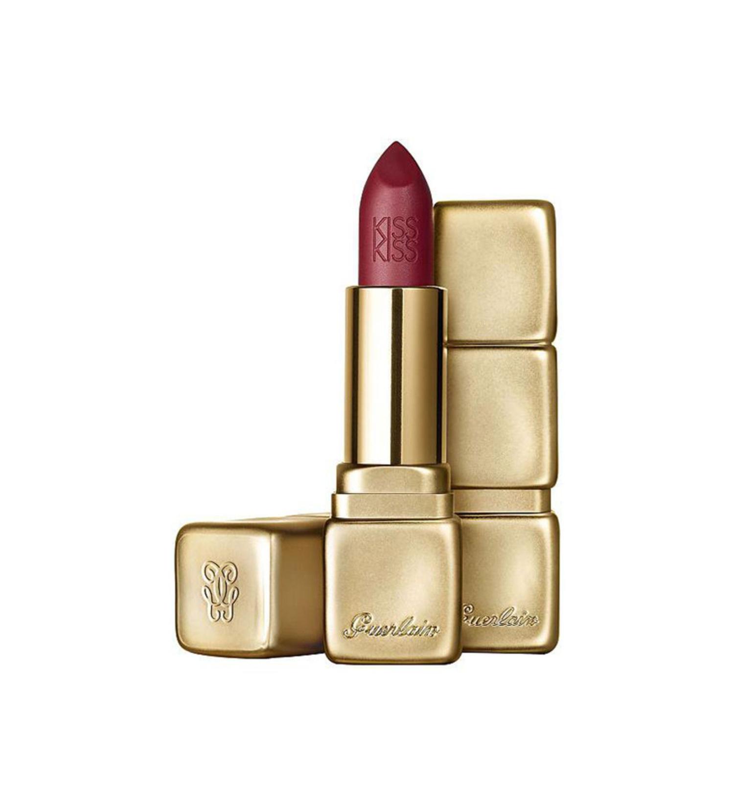 Guerlain Matte Lipstick - Kiss Kiss Matte M377 Wil Plum 3346470424708