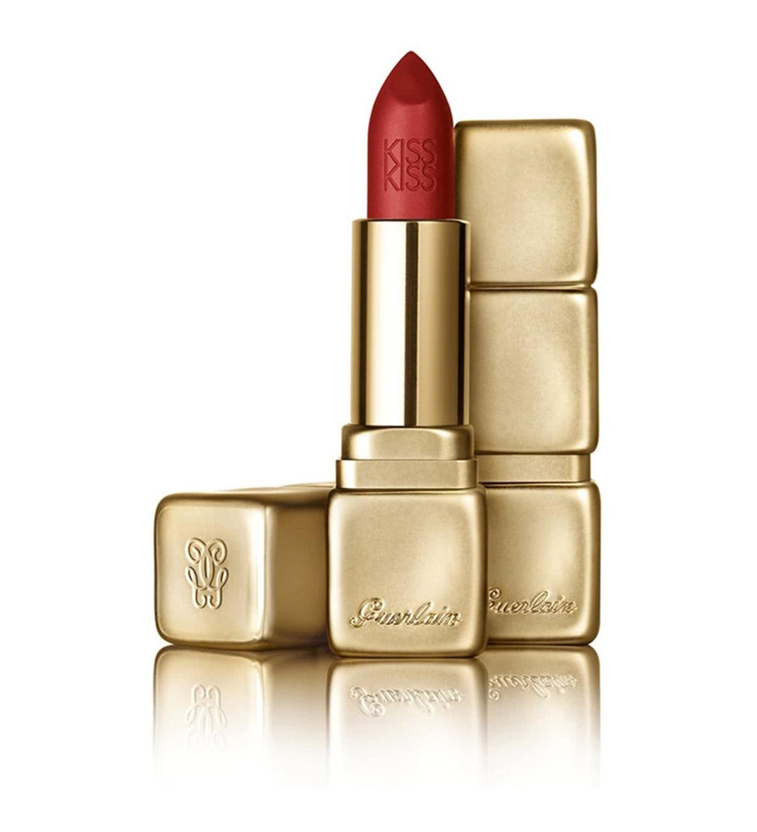 Guerlain Matte Lipstick - Kiss Kiss M330 Spicy Burg 3346470424401