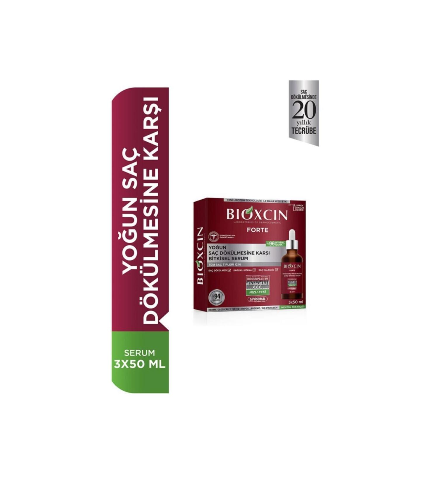 Bioxcin Forte Anti Hair Loss Serum 3x50ml