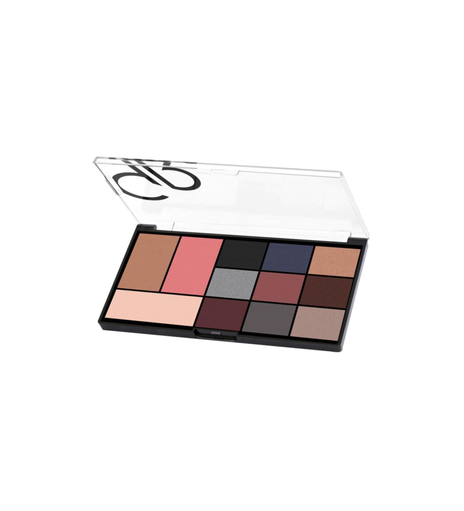 Golden Rose City Style Face Eye Palette No:02 Smokey 1 Pack Eyeshadow