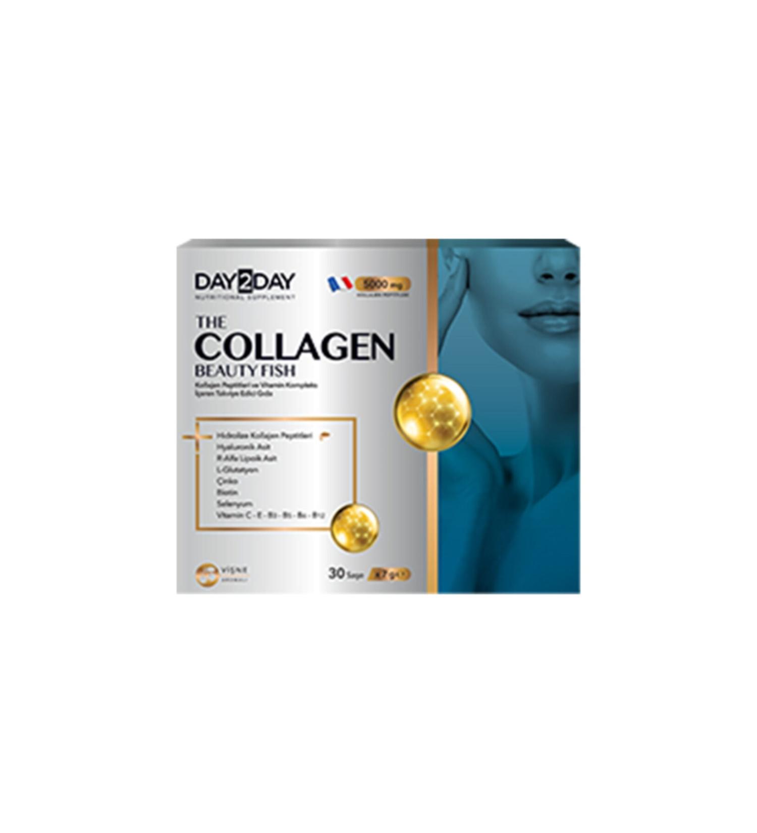 DAY2DAY The Collagen Beauty Fish 5000 Mg 30 Sachets