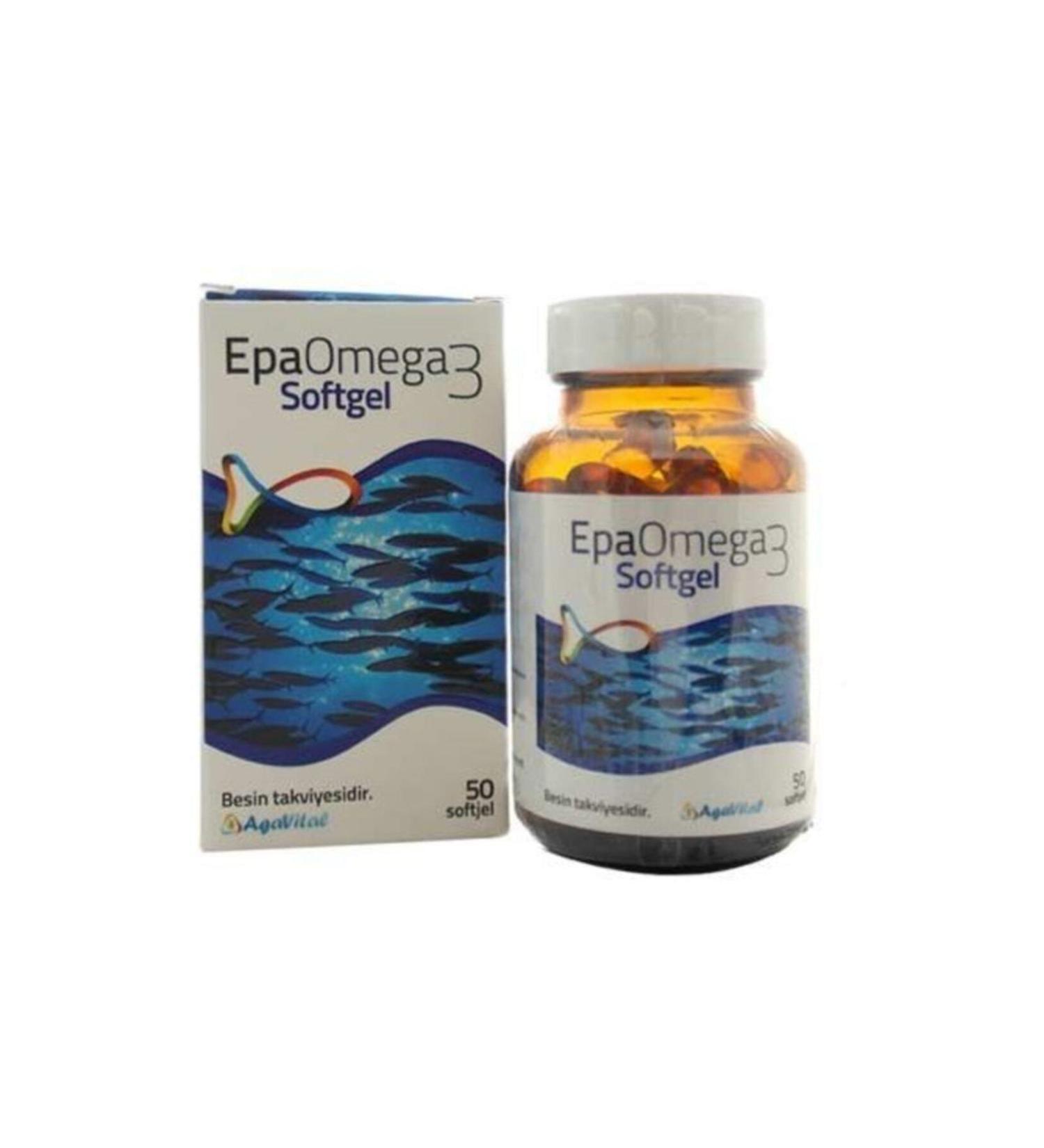AGAVITAL Epa Omega3 Softgel 50 Capsules