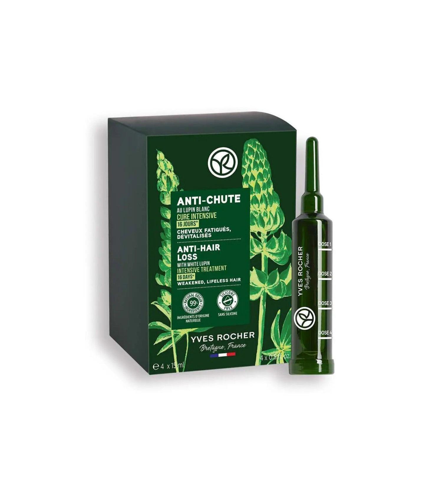 Yves Rocher Niacinamide Vitamin B6 Cure Anti-Hair Loss Anti-Chute 60 ml - Buy Online on GoSupps.com