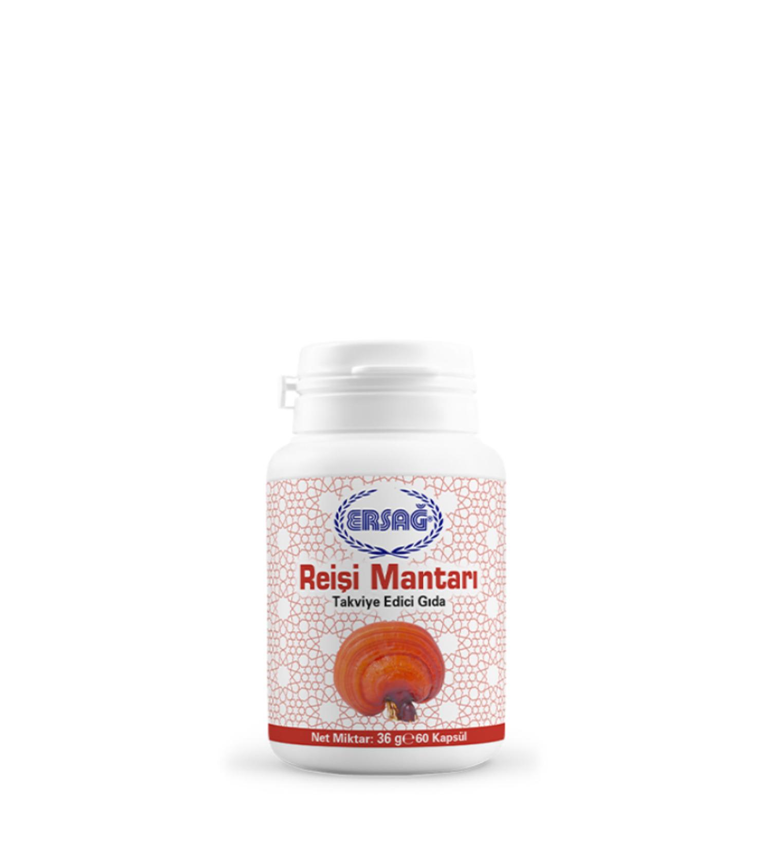 Ersa Reishi Mushroom (Food Supplement) 60 Capsules